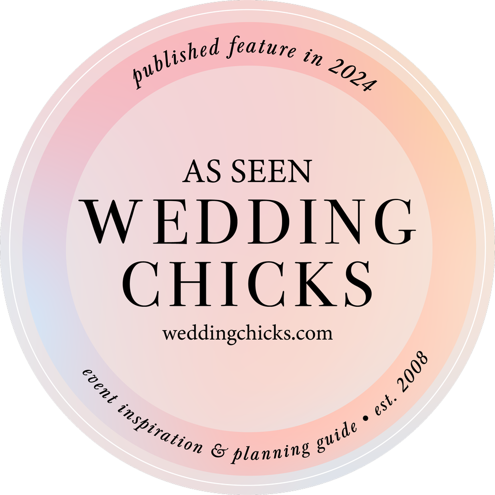 Wedding Chicks Featured Wedding Badge