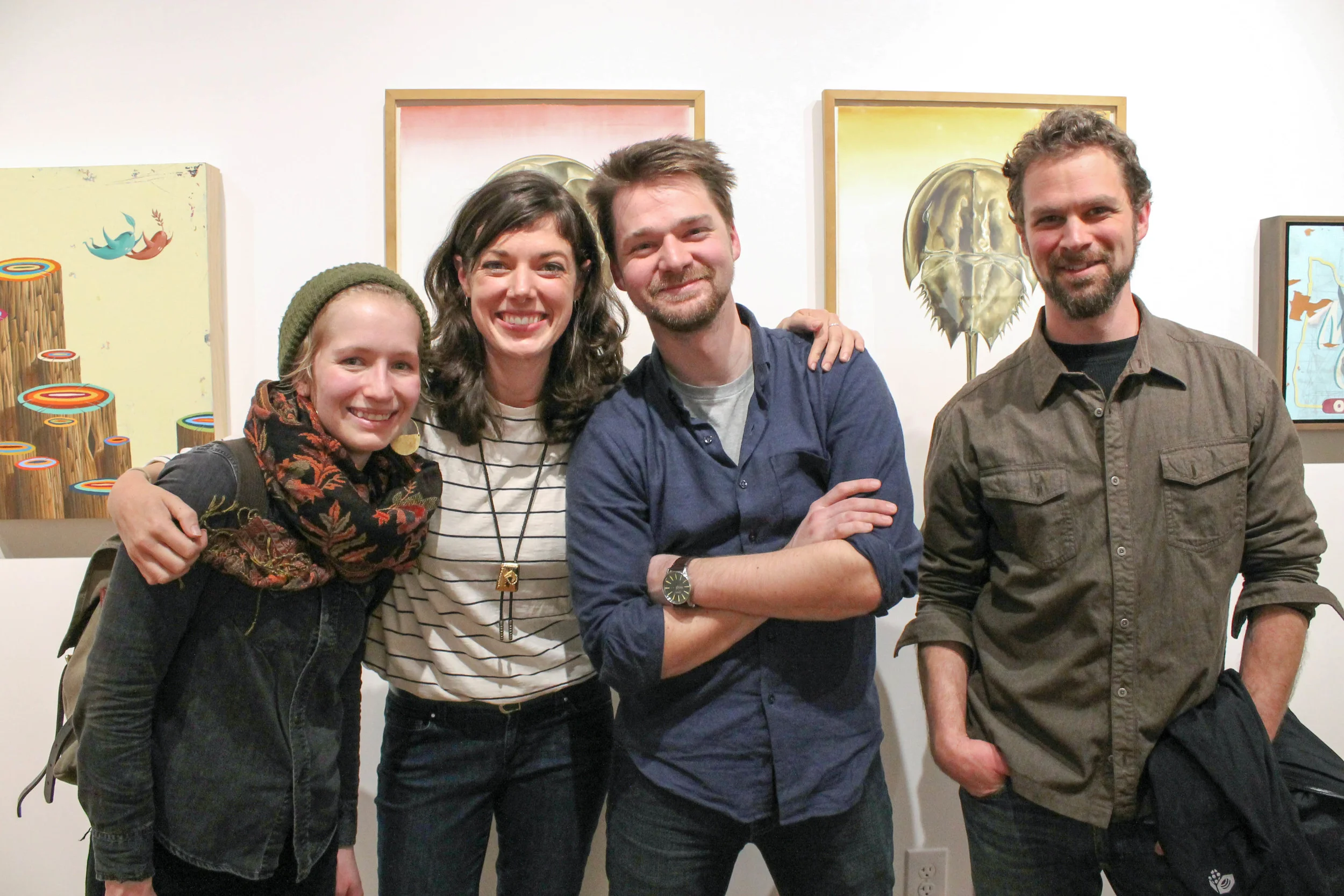 Zoe Keller, Christina Mrozik, Michael Alm, and Brin Levinson