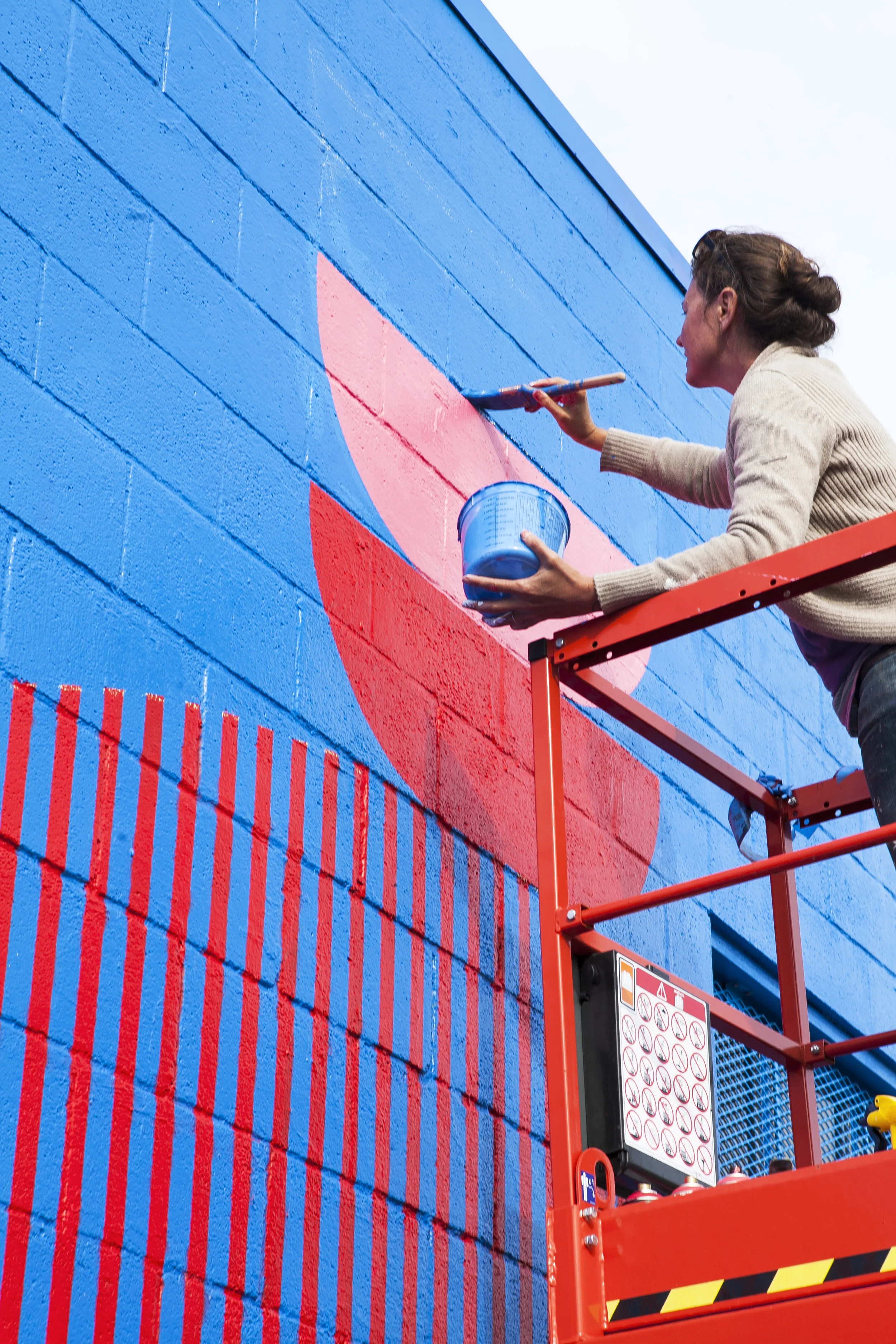 Kelly Ording's Latest Mural in San Leandro, CA