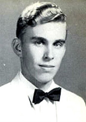 Ronald Hunkelar taken from his High School Year Book in 1953