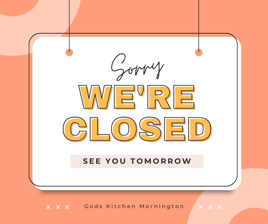 Closed for the day