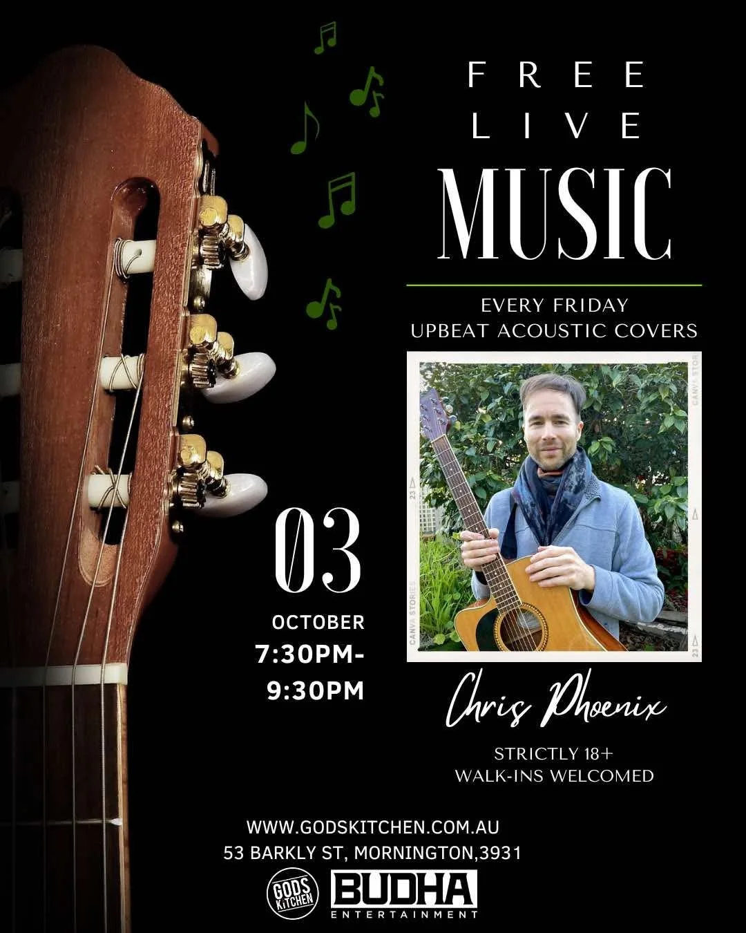 Live Music Ft. Chris Phoenix