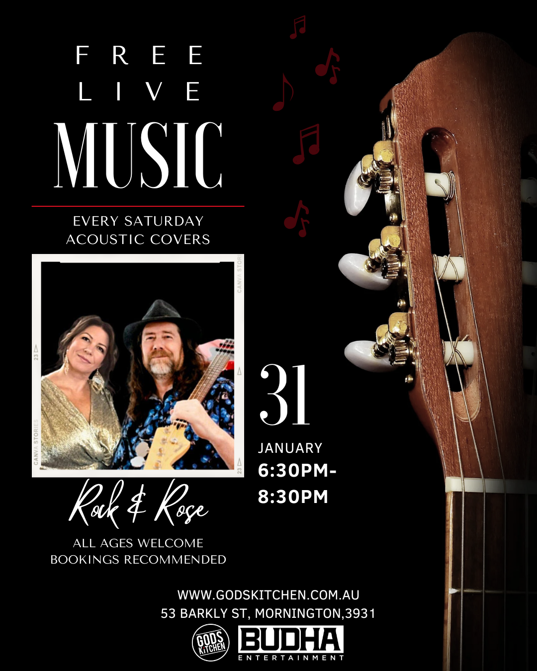 Live Music Ft. Rock &amp; Rose