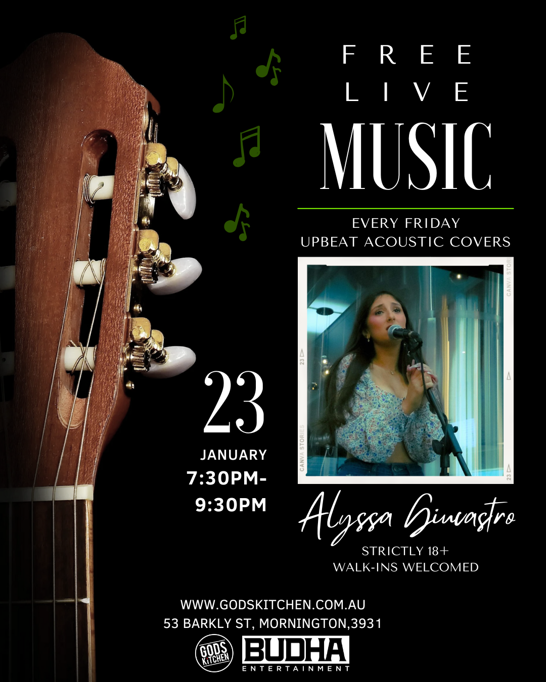 Live Music Ft. Alyssa Gincastro