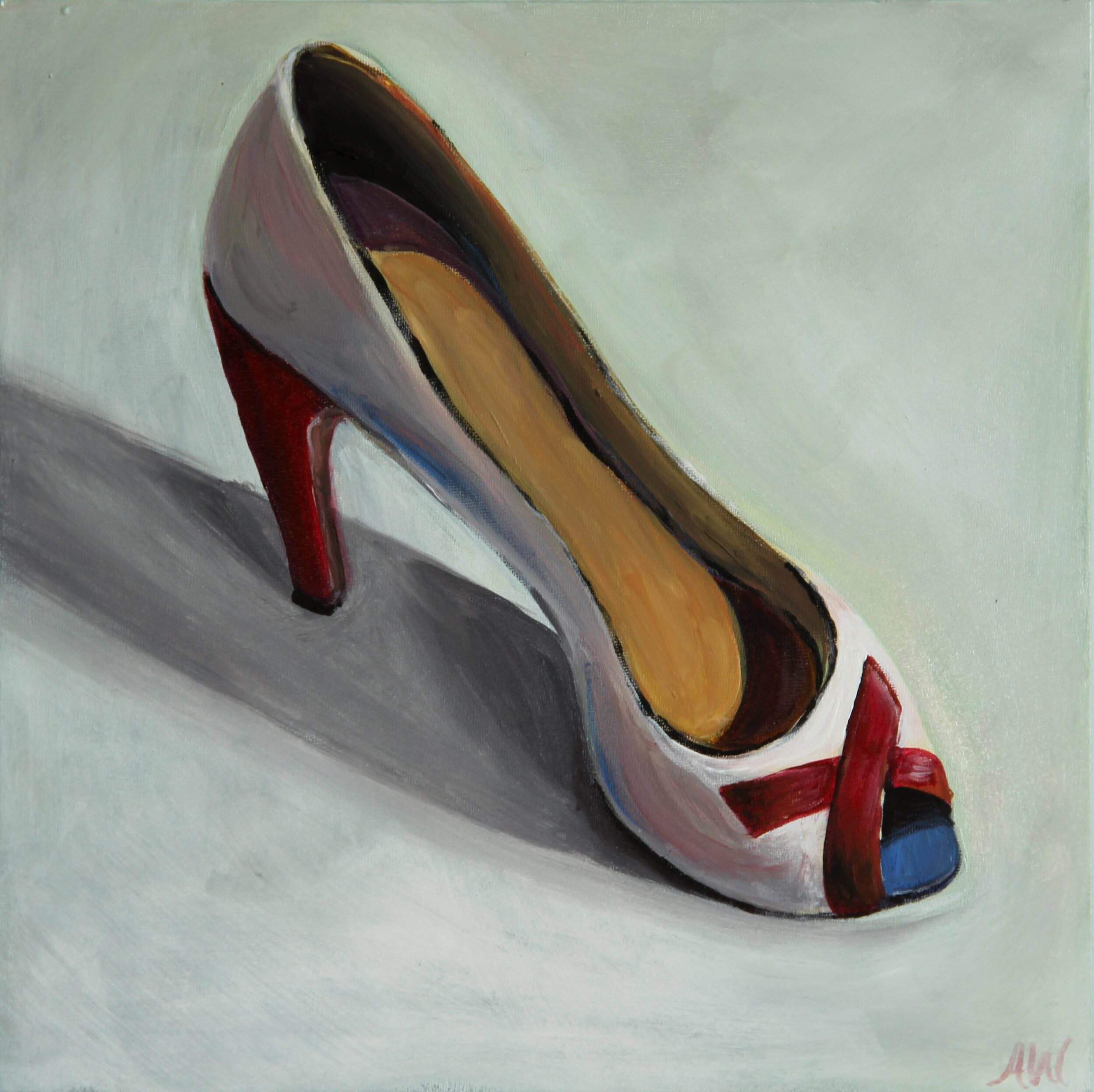 Red, White and Blue Shoe