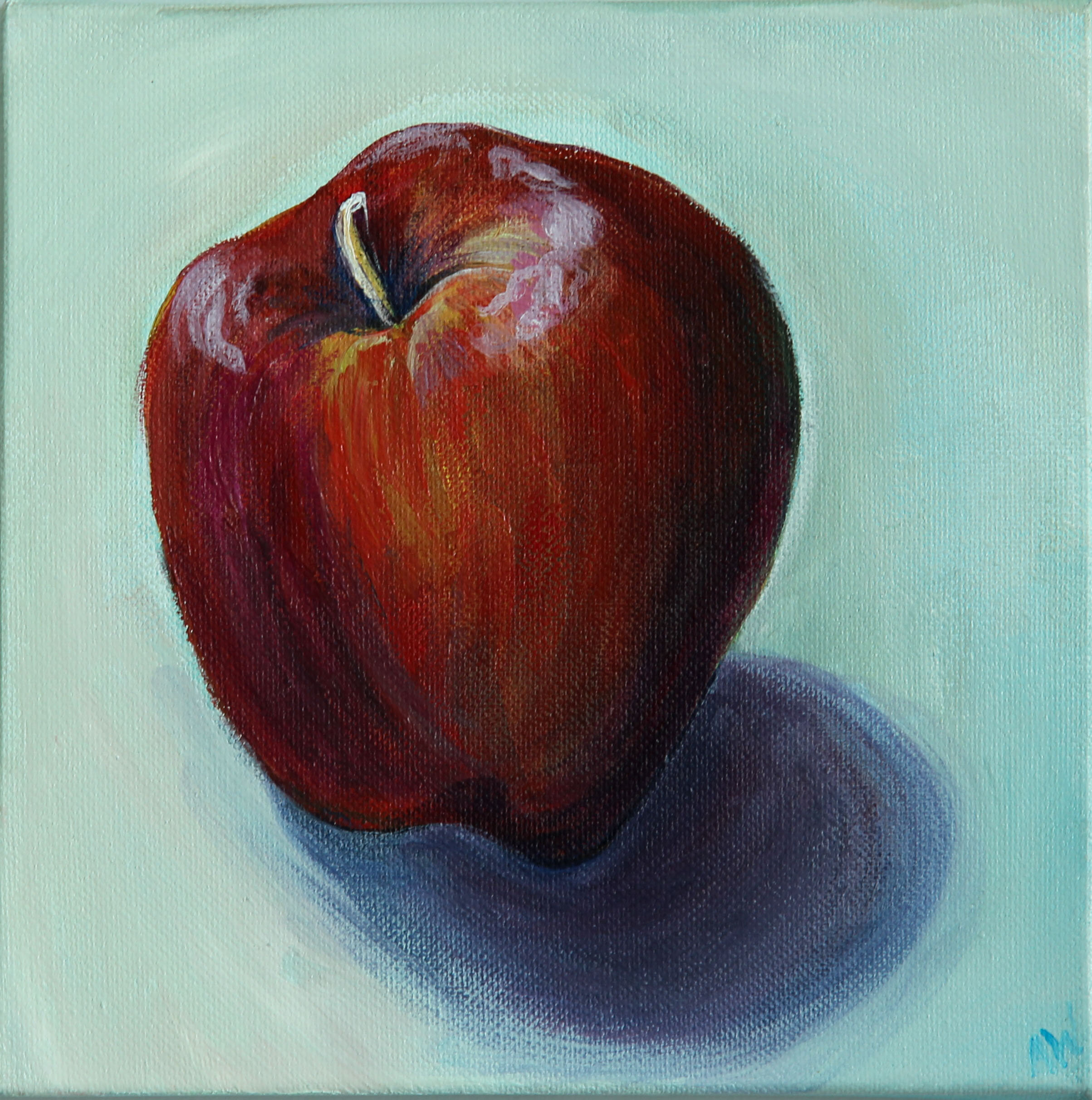 Lone Red Apple