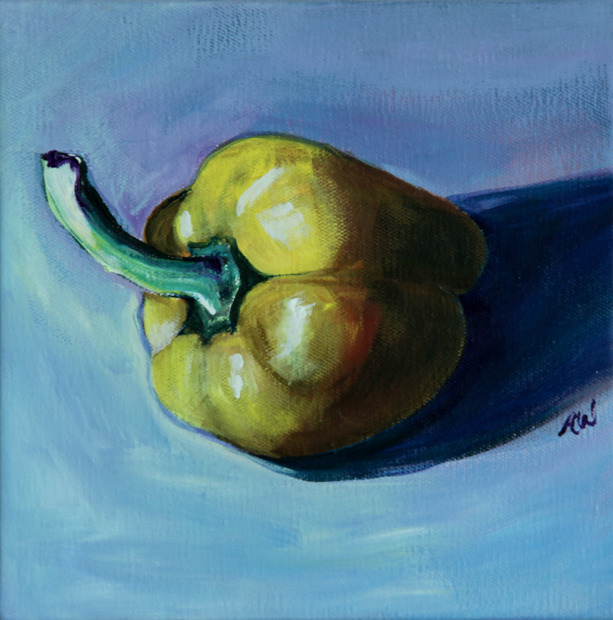 Lone Yellow Pepper