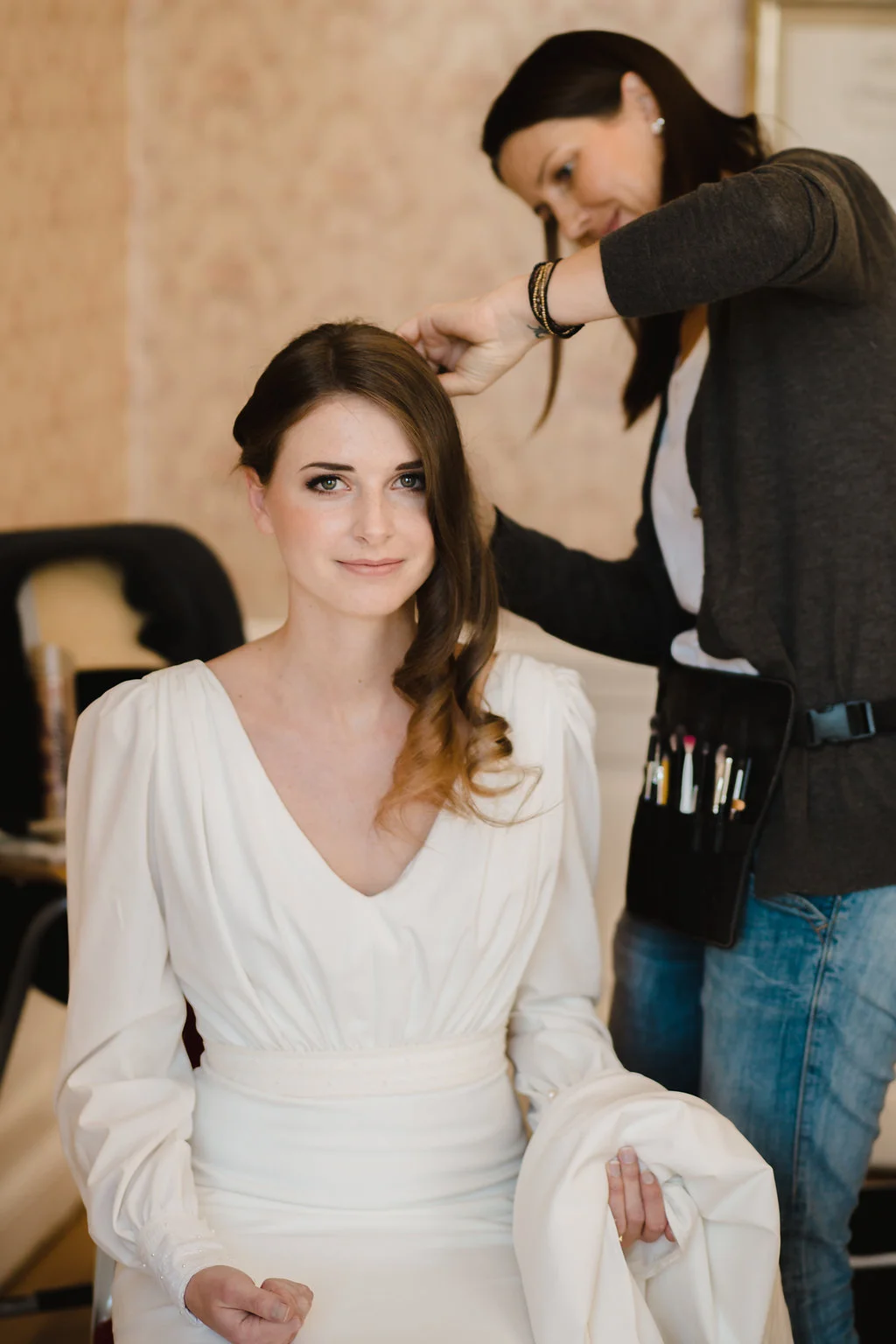 at work Hairstyling Brautstyling Vintage