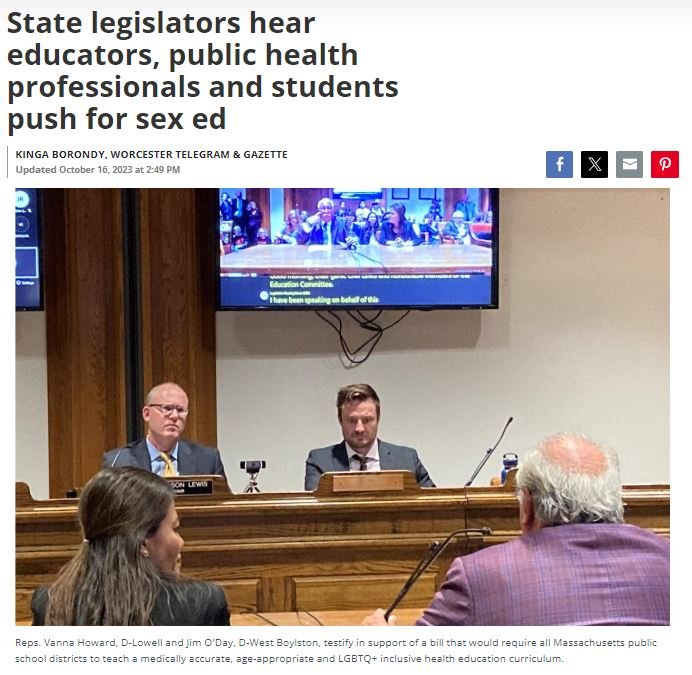 State legislators hear educators, public health professionals and students push for sex ed