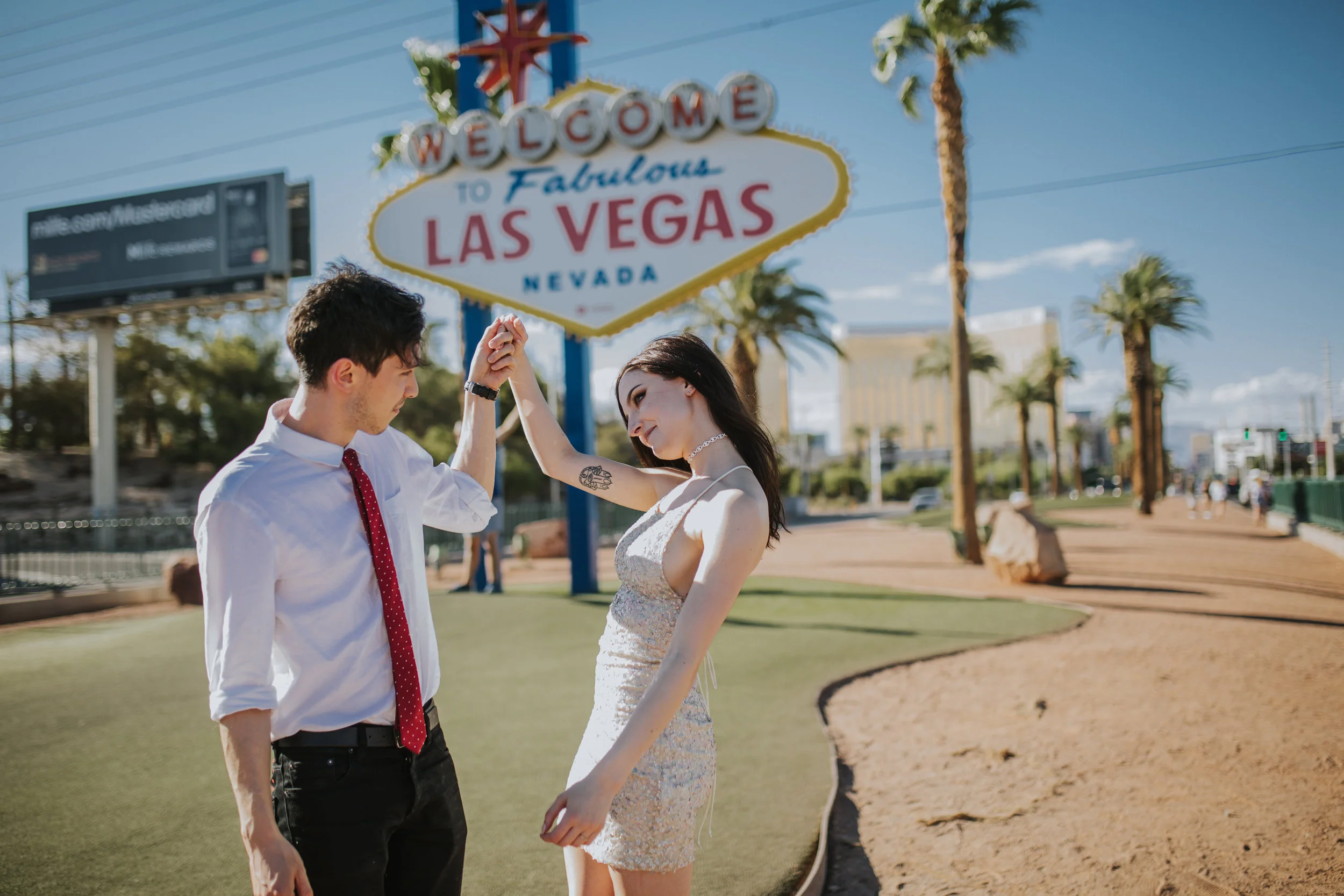 My husband and I are in love with our wedding photos! We came from Sydney to elope in Las Vegas, and as none of our friends or family would be there we felt it was important to have some awesome photos that would capture our experience so it could still be shared with loved ones. I met Kiara a few years back for a photo shoot in Sydney. Since then she has been one of my favourite photographers to work with, and knowing that she specialises in wedding photography and resides in the States, it seemed like a no brainer to contact her straight away. The whole experience with Kiara was amazing; from organising during the lead up to the wedding, to the actual wedding day and then receiving the photos so soon after. Kiara and David made us feel super comfortable and as a result the photos turned out very organic and natural. They also came with a whole lot of ideas for places to go for the day after shoot as they were very familiar with the area. We trusted them to know what would work best so it left us very little to worry about and organise. The photos turned out so beautiful and are exactly what we had hoped for. Kiara and David did an amazing job at capturing our personalities and quirky little interactions. Every time we run into someone we haven’t seen since the wedding they will comment about how awesome the wedding photos are and how it looked like so much fun. We couldn’t have asked for better photos that we’d be able to keep forever and will continue to look back on until our old age. Thank you so so much! - Angela and Mike, August 2017