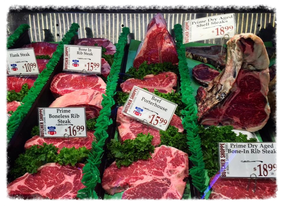 "The best meat, dry aged and cut to order"
