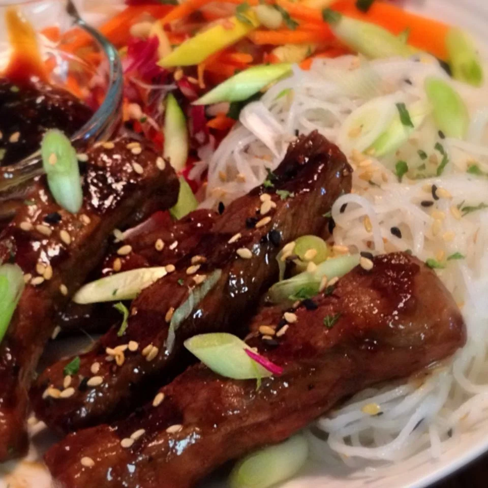 "Beef Bulgogi with Pickled Veggies"