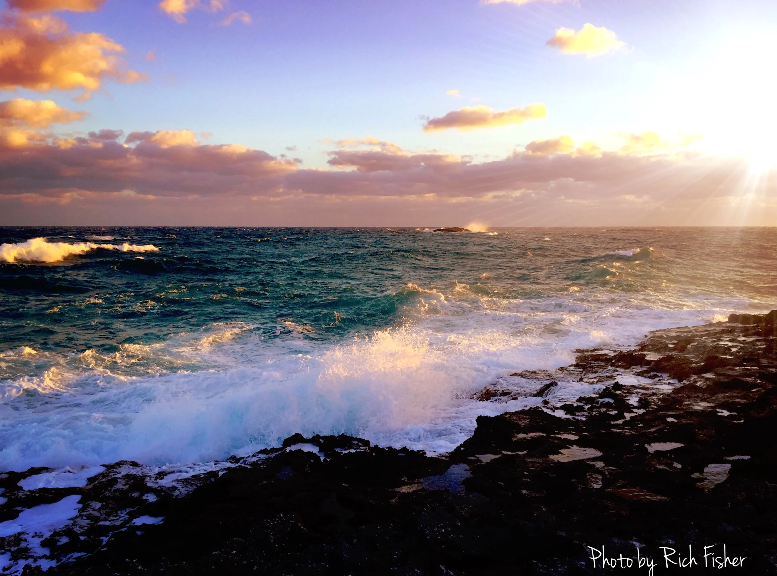 "Crashing Waves along the Keys"