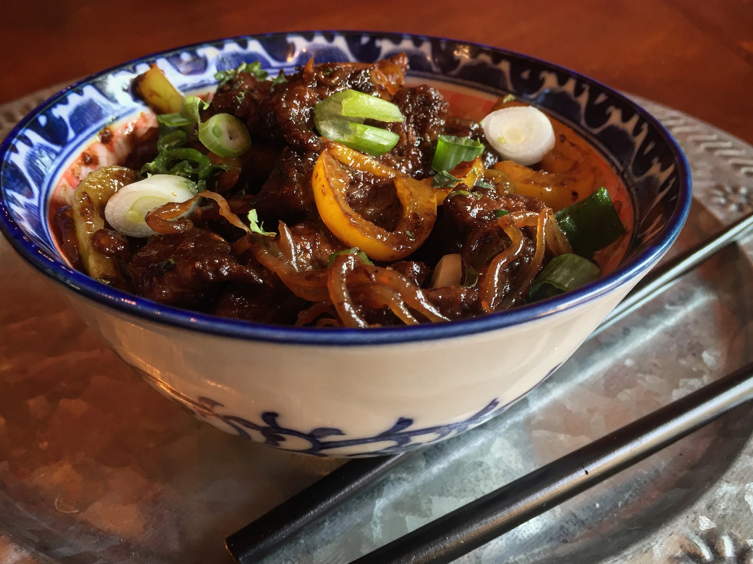 "Healthy Mongolian Beef with Ramen Substitute"