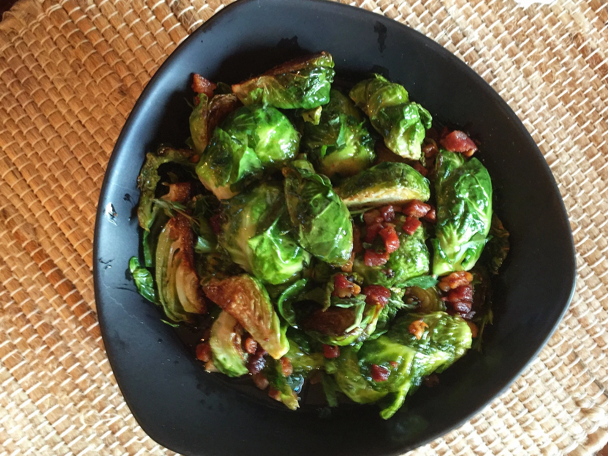 "Brussels Sprouts with Pancetta"