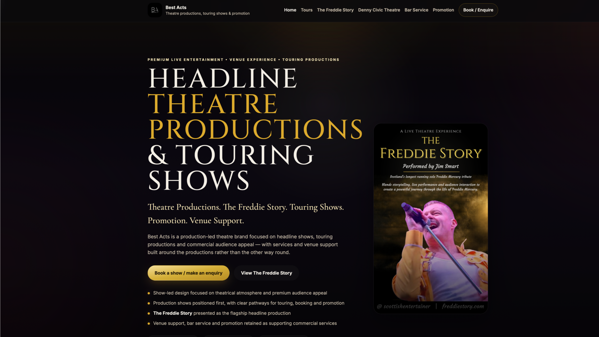 Best Acts - Tours and Events