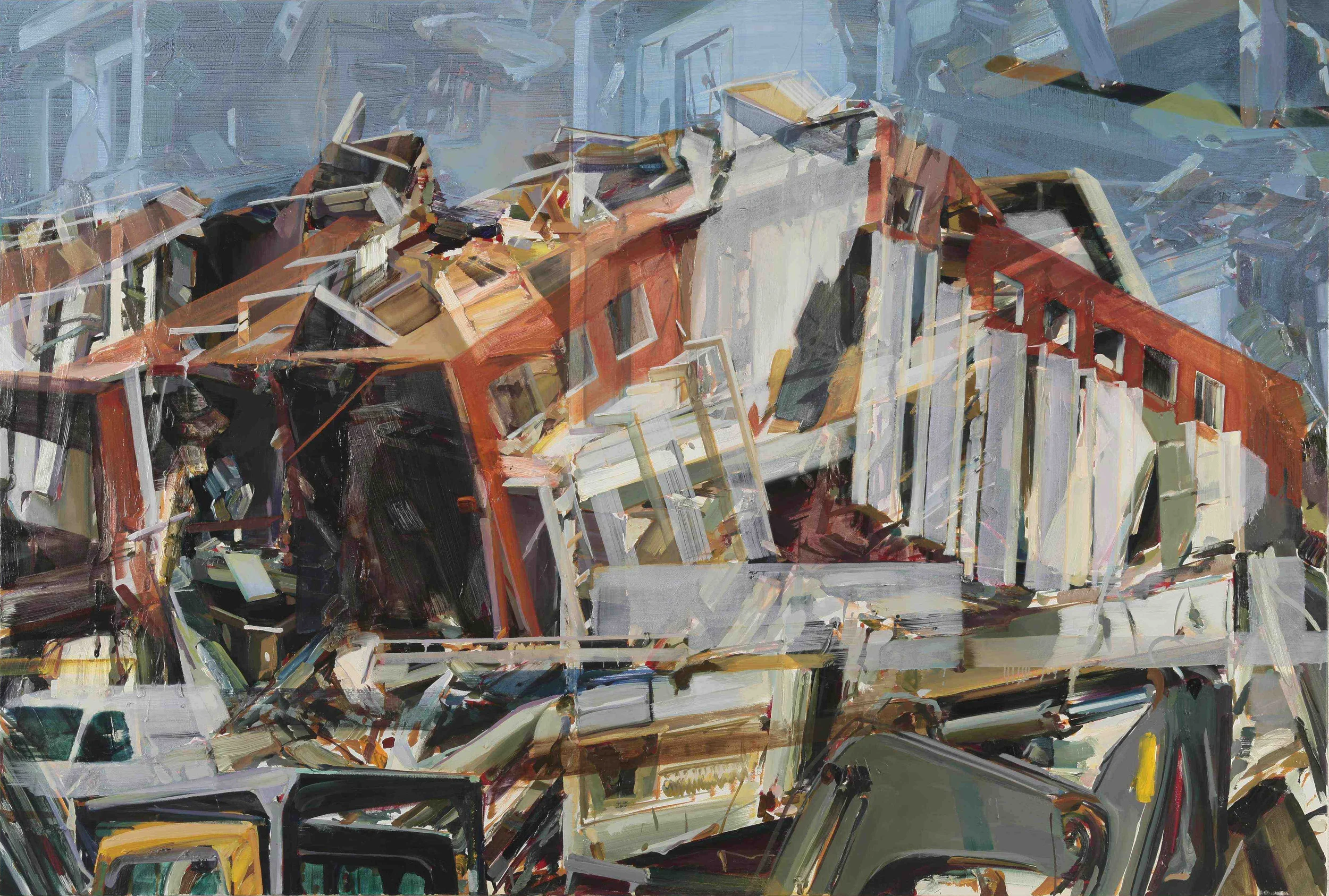 Gulliver , 2010, oil on canvas, 157 x 232cm. Private collection, France