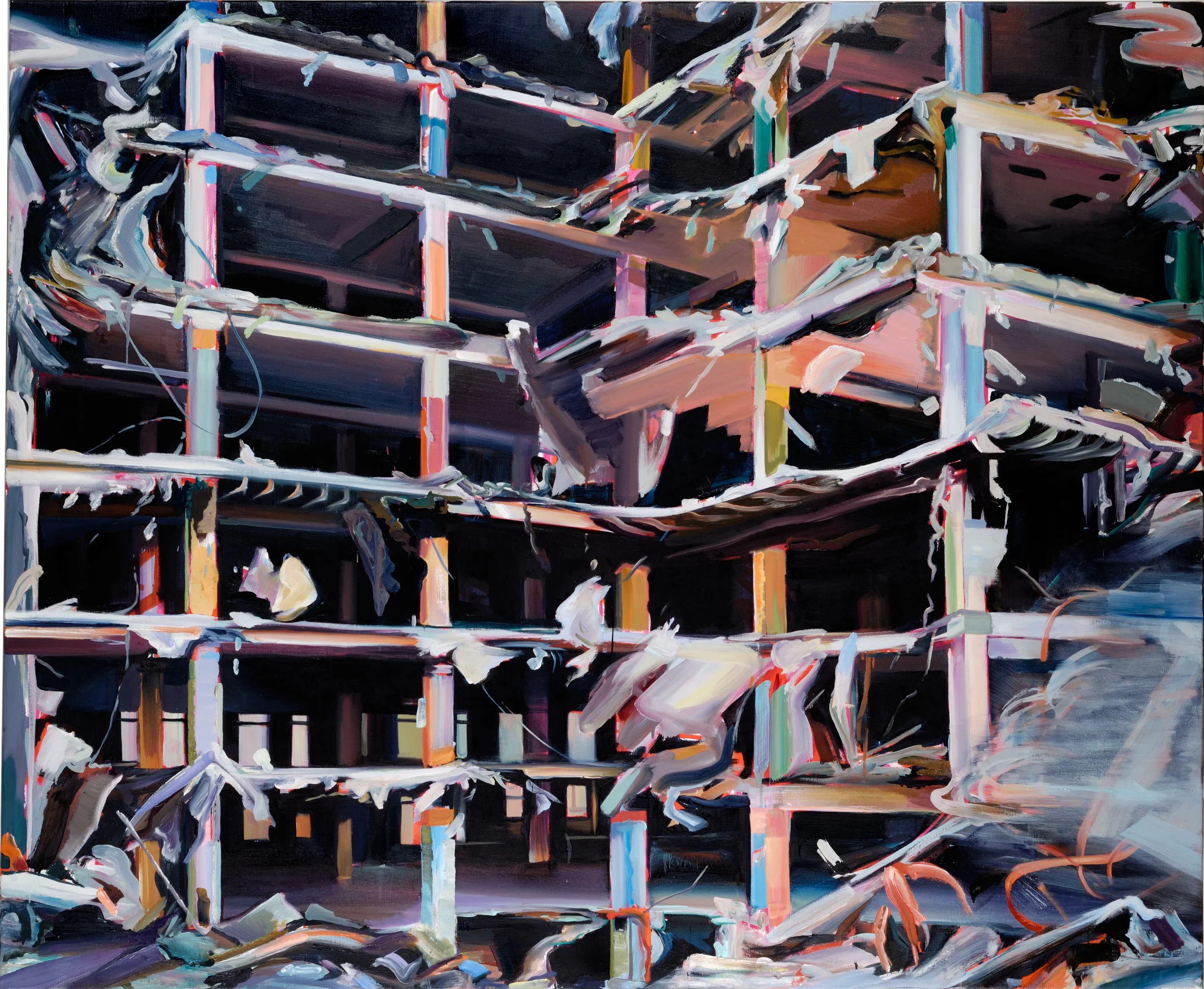 Aquarium , 2007, oil on canvas, 165 x 200cm. Private collection, Germany