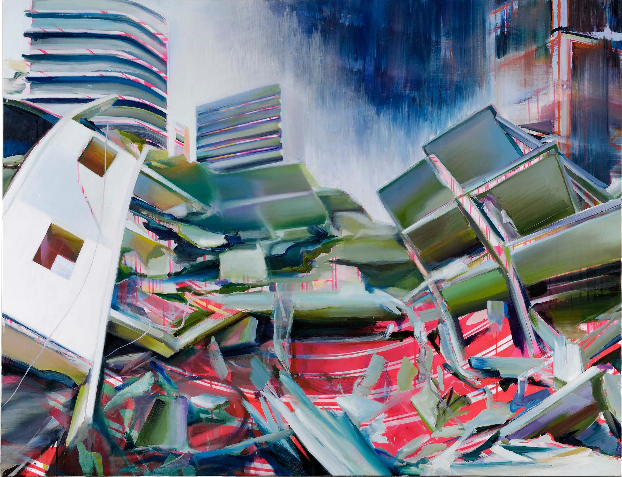 Night and Day , 2007, oil on canvas, 150 x 200cm. Private collection, France