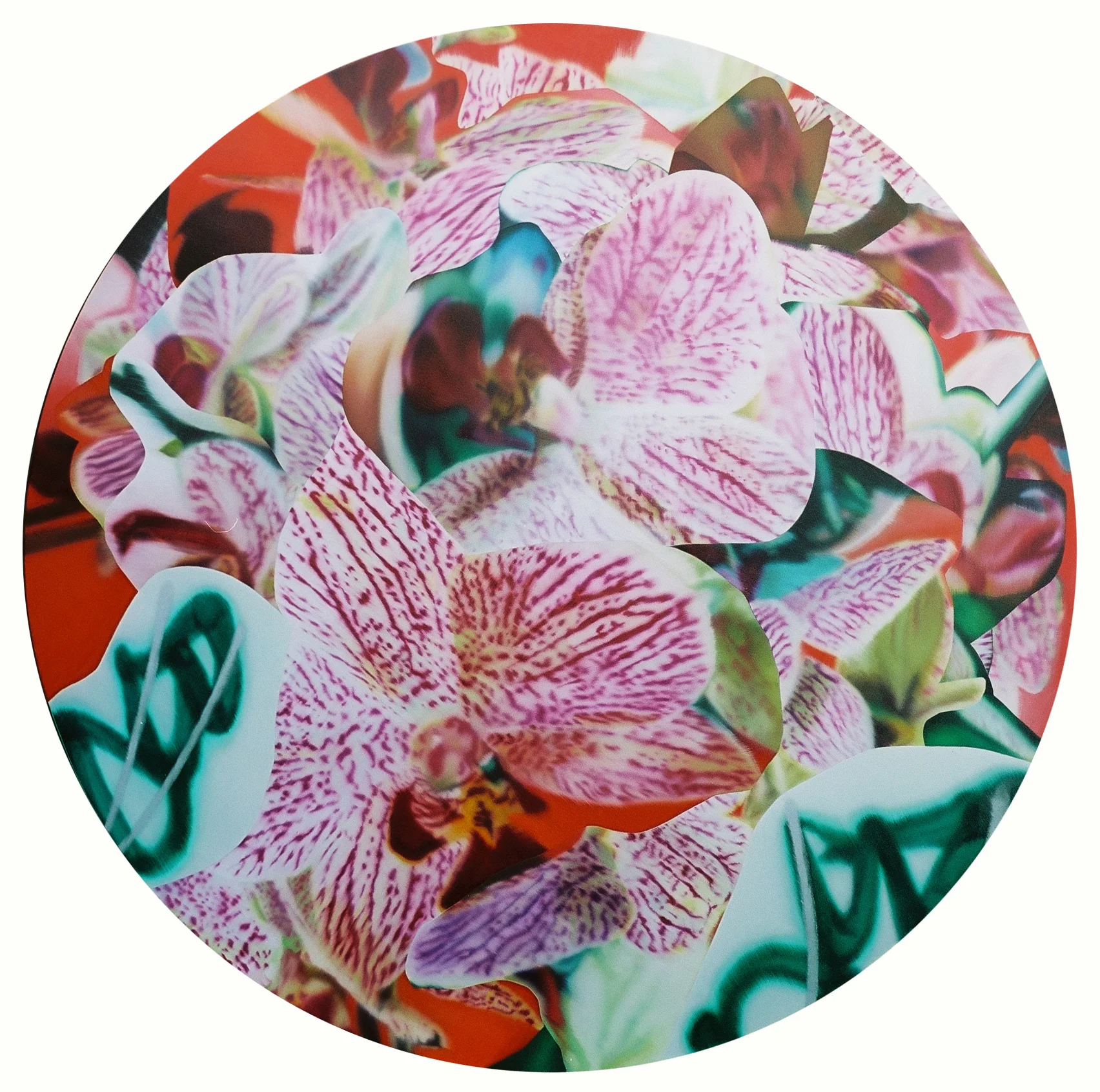 Untitled , 2004, oil on canvas, 160cm (tondo). Private collection, France