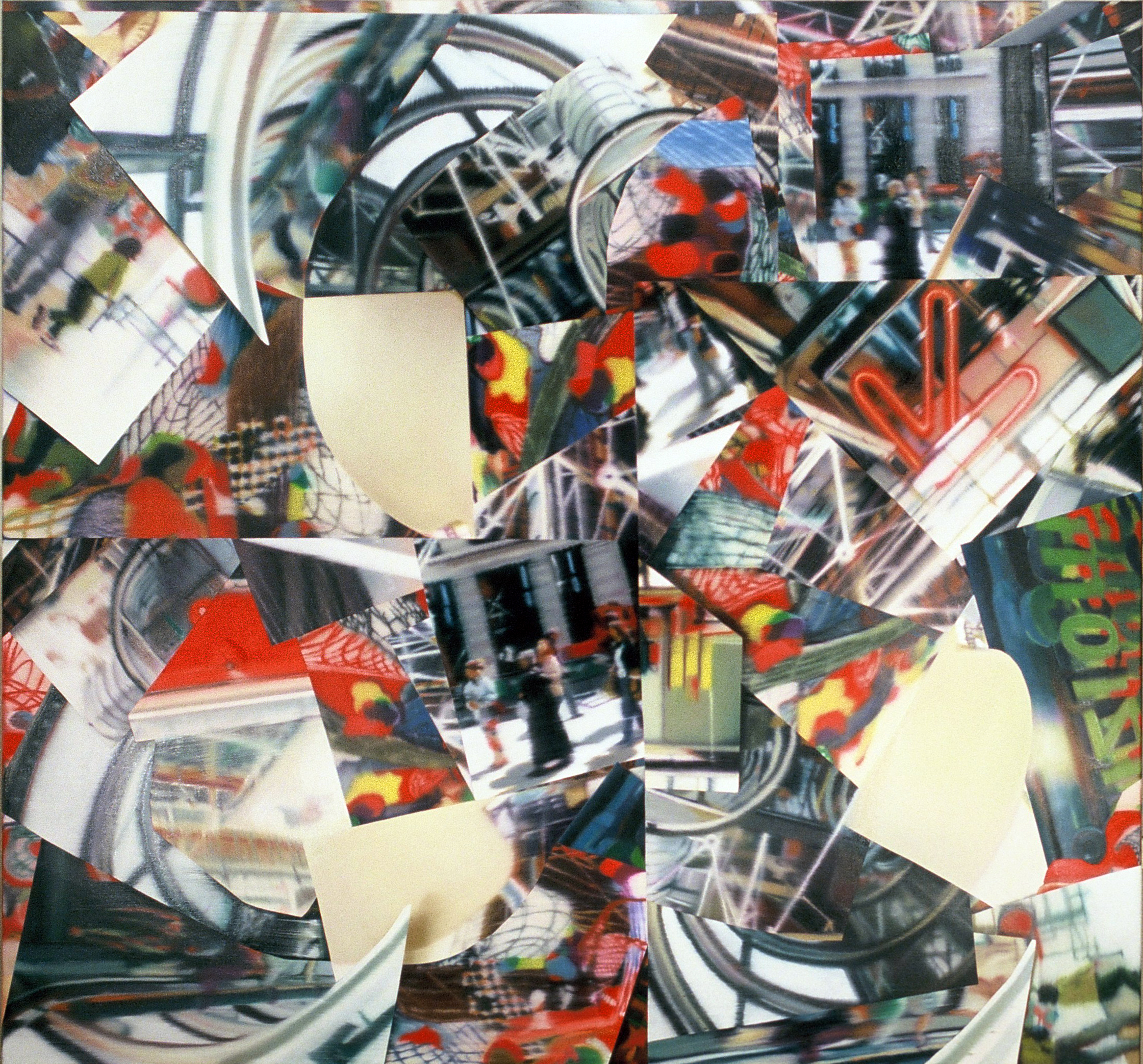   Untitled (Expo) , 2003, oil on canvas, 157 x 190cm, Private collection, France 
