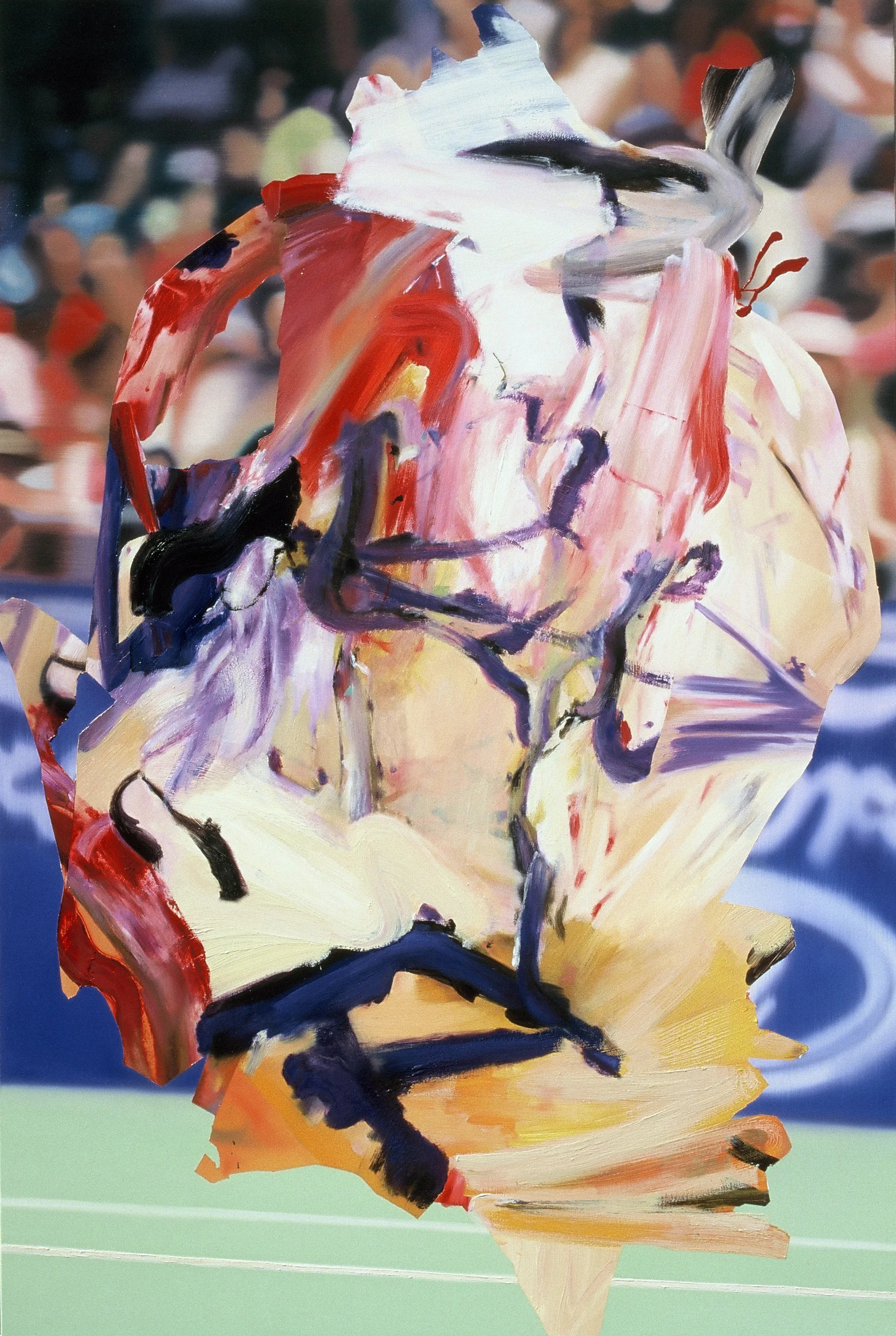 Match Point , 2002, oil on canvas, 195 x 130cm. Private collection, USA