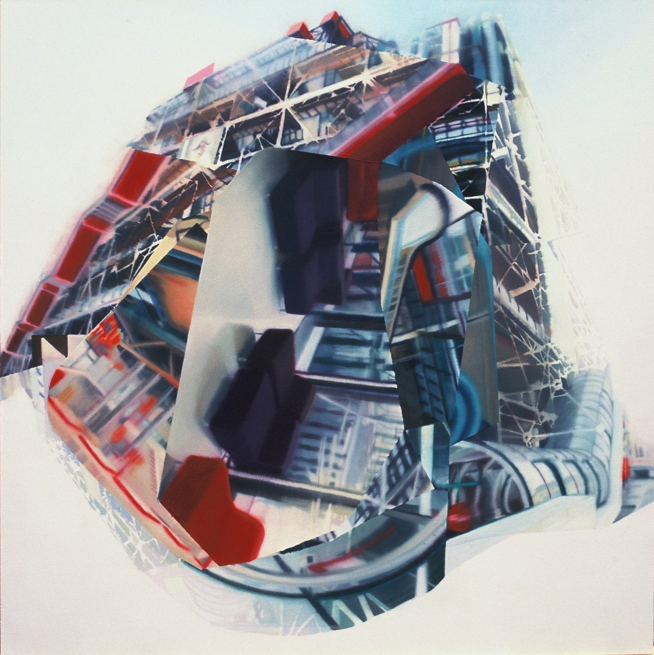   Untitled (ring) , 2002, oil on canvas, 150 x 150cm. Private Collection, France    