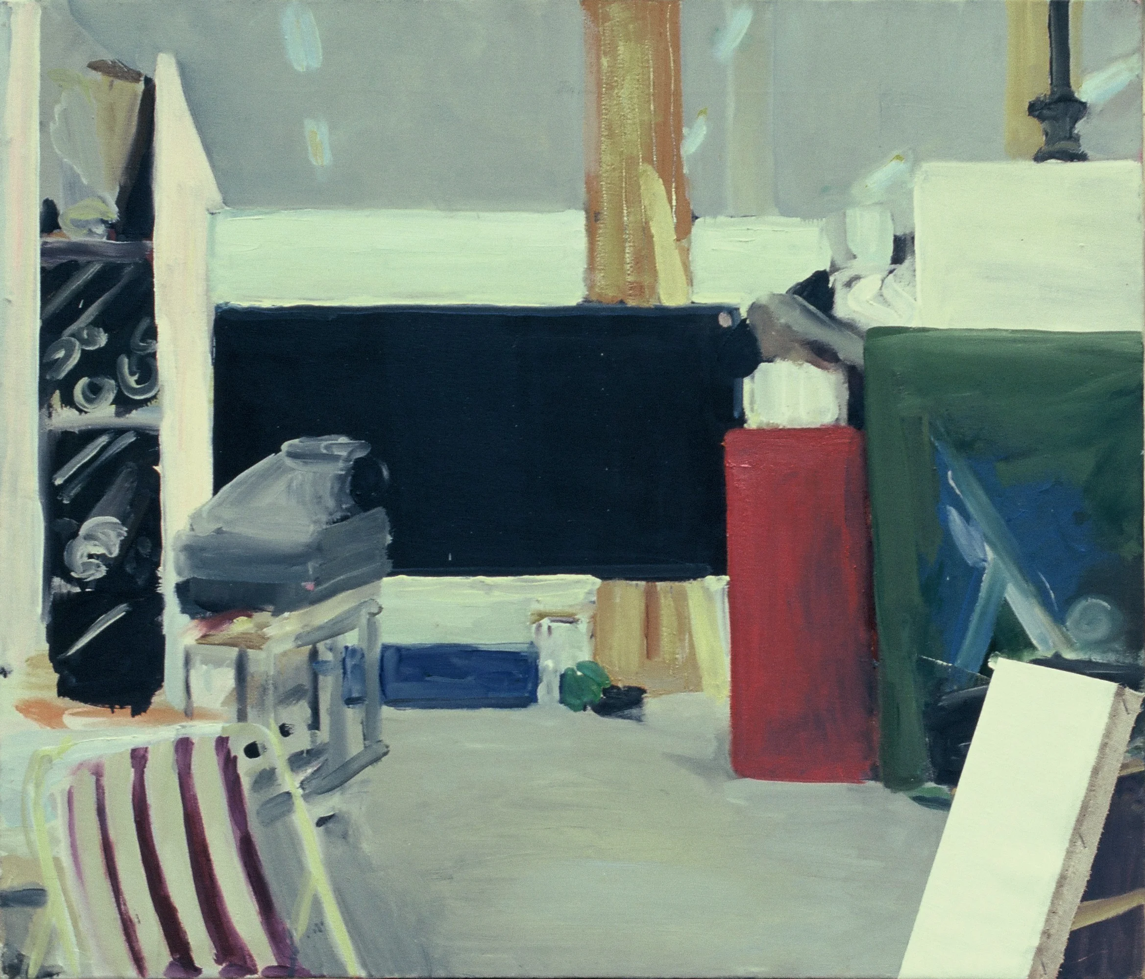 Tableau Noir , 1999, oil and canvas on canvas, 65 x 90cm