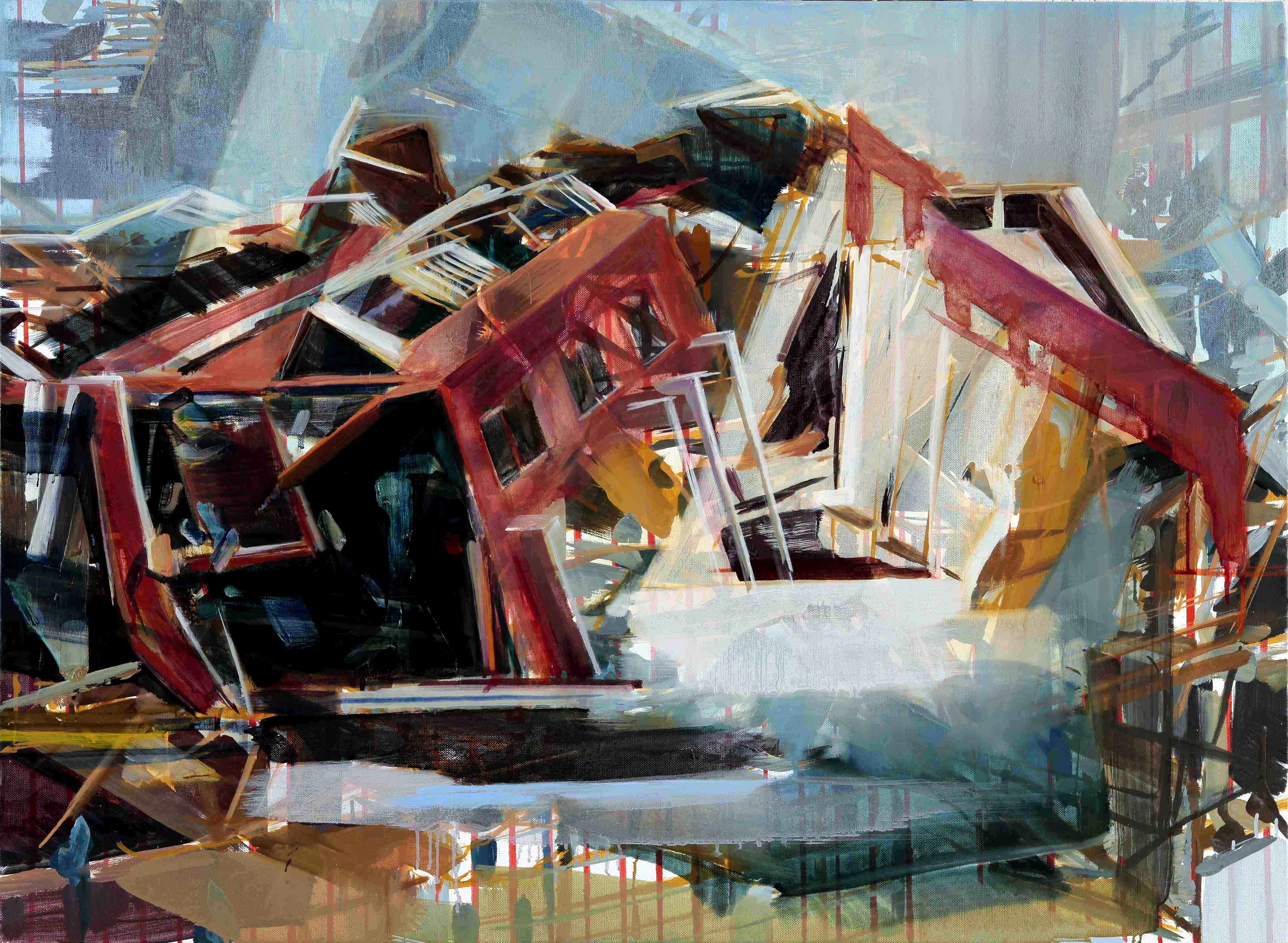   Untitled (Gulliver's Study) , 2010, oil on canvas, 73 x 100cm. Private collection, France 