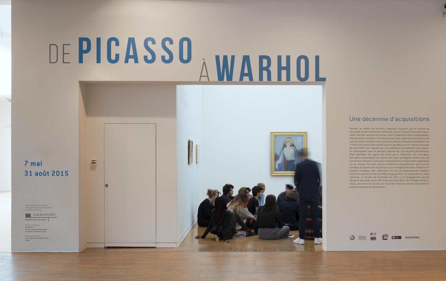   De Picasso à Warhol , Une Décennie d'Acquisitions, Musée de Grenoble (FR)&nbsp;2015. Curator Guy Tosatto. 