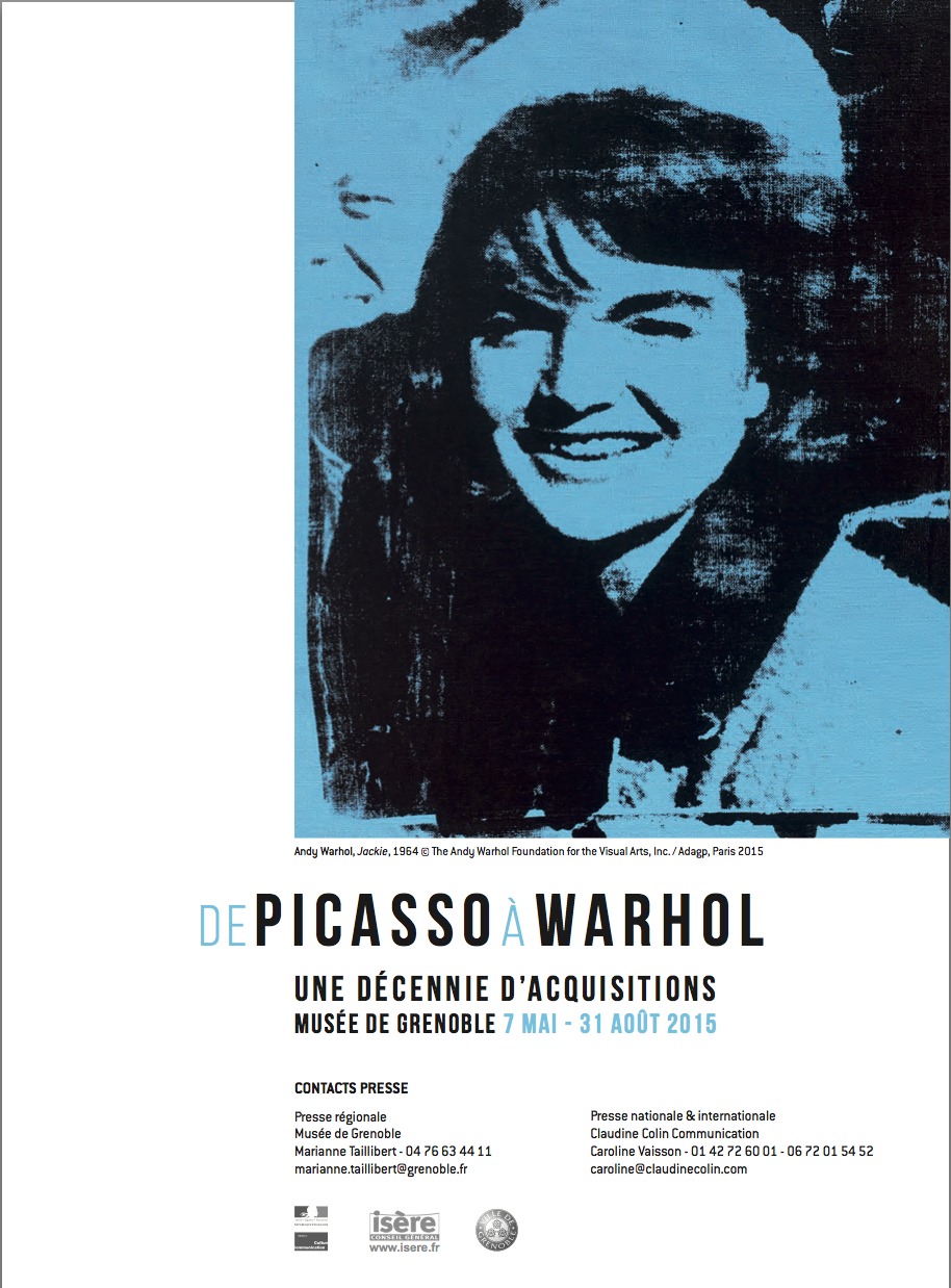   De Picasso à Warhol , Une Décennie d'Acquisitions, Musée de Grenoble (FR)&nbsp;2015. Curator Guy Tosatto. 