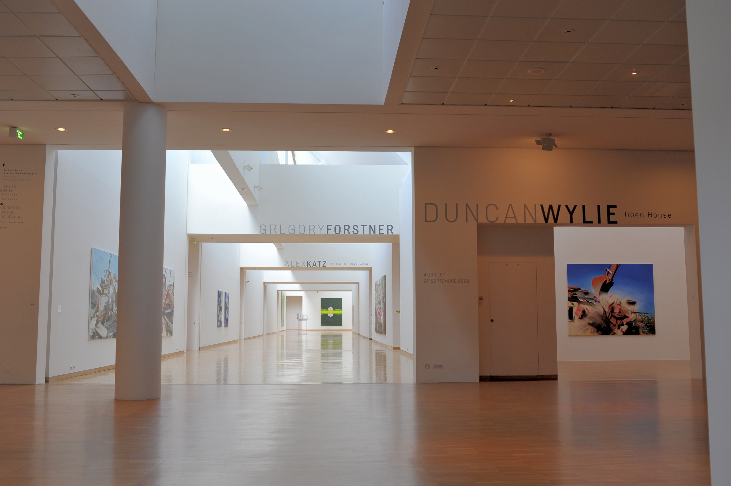   Duncan Wylie - Open House , Musée de Grenoble, 2009.&nbsp;Curator Guy Tosatto. 