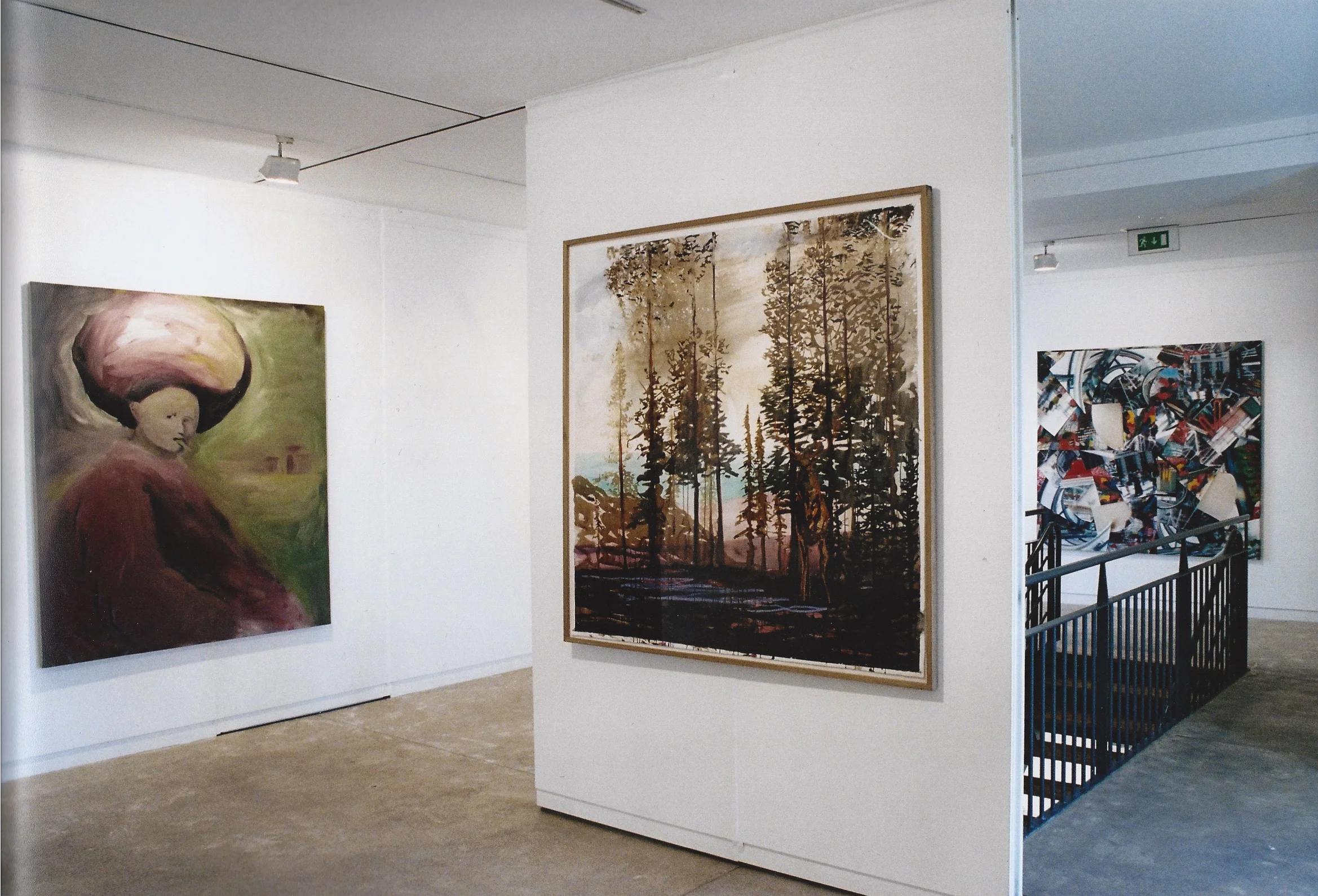 Etats de Peinture , Maison des Arts de Malakoff (FR) 2003. Curator Philippe Piguet. Artists in view : Gregory Forstner, Olivier Masmonteil, Duncan Wylie