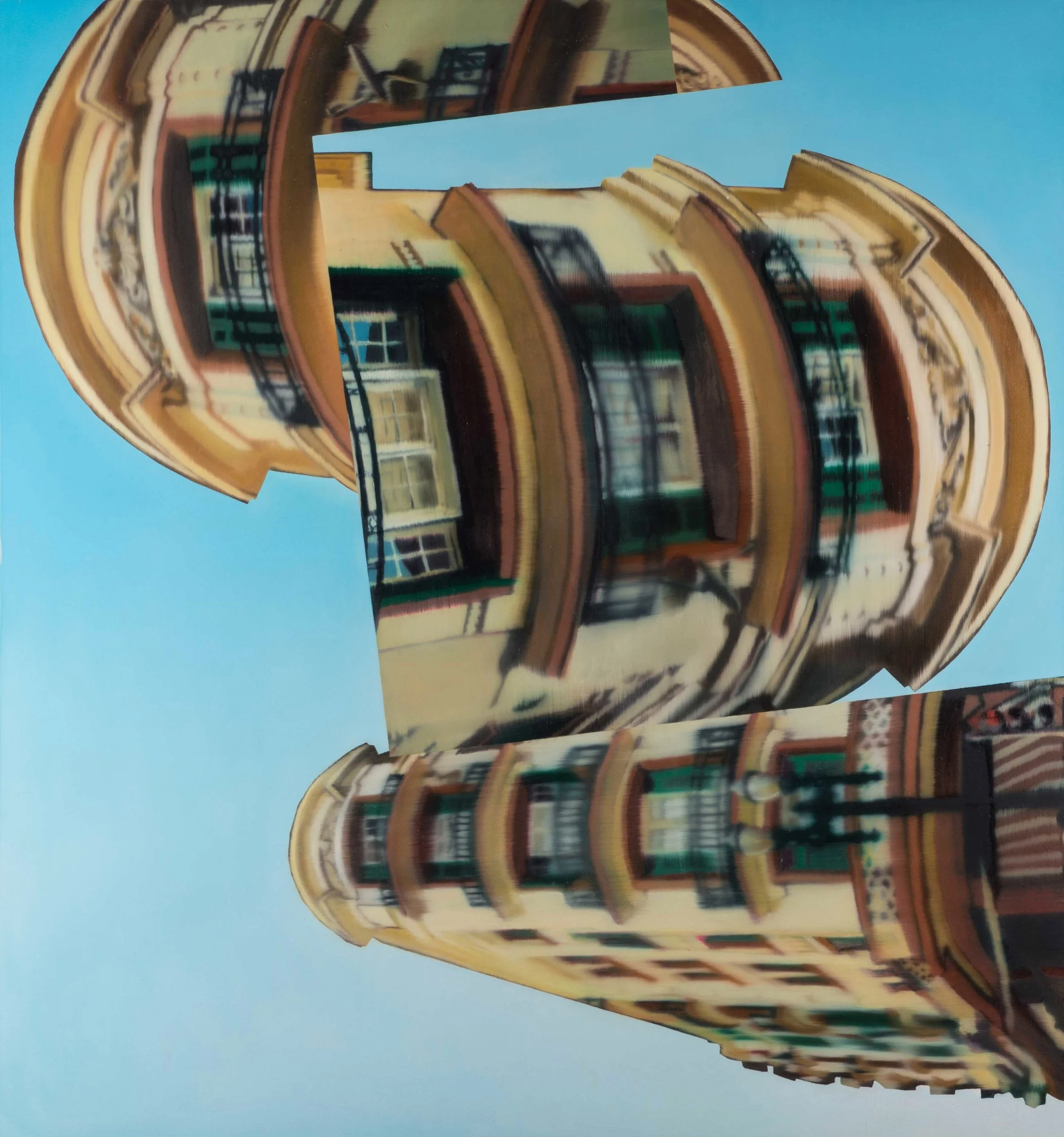 Untitled (Sau Paolo Art Deco) , 2003, oil on canvas, 160 x 140cm. Private collection, Brazil