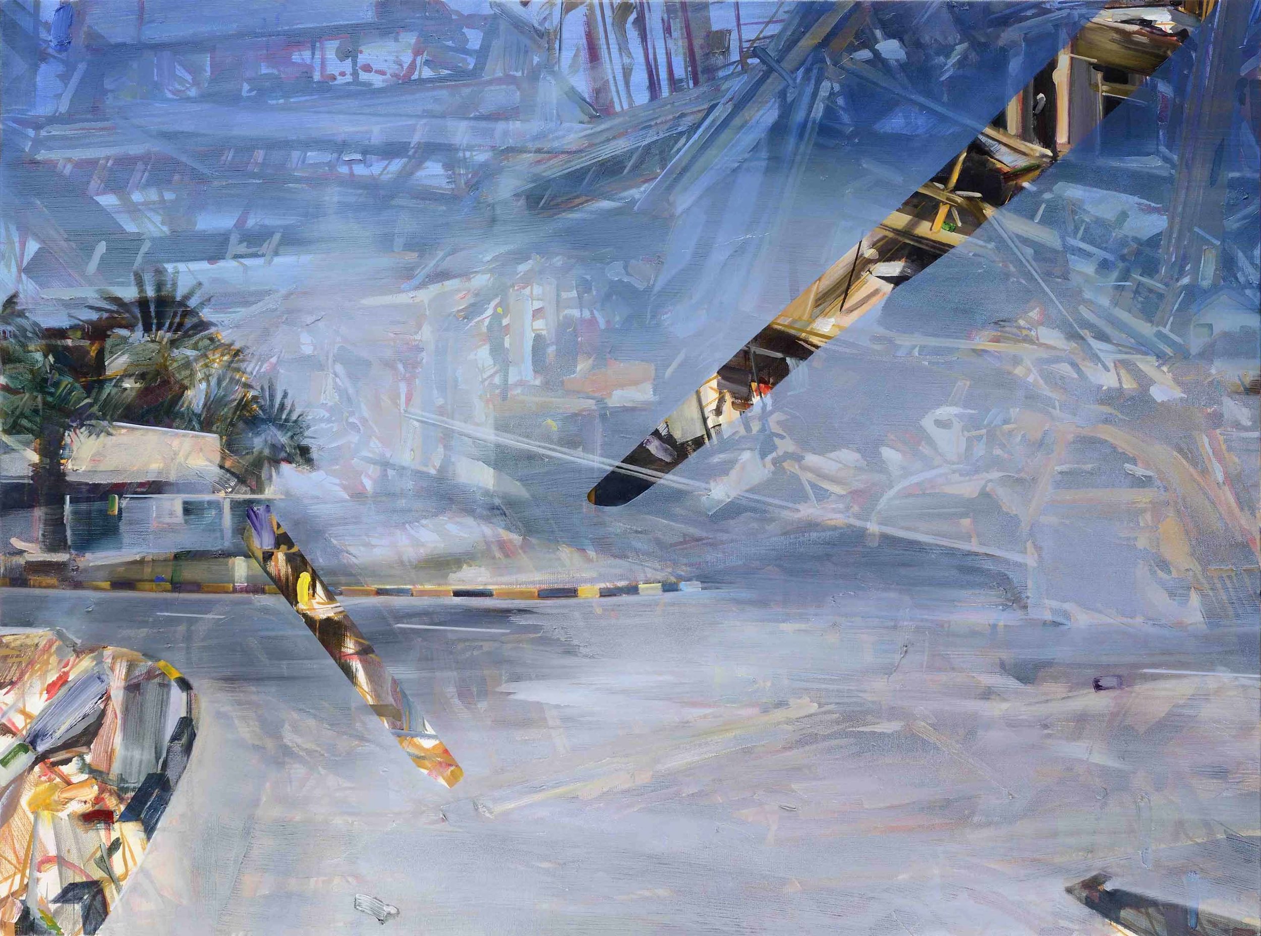 Crossroads, 2011, oil on canvas, 157 x 202cm