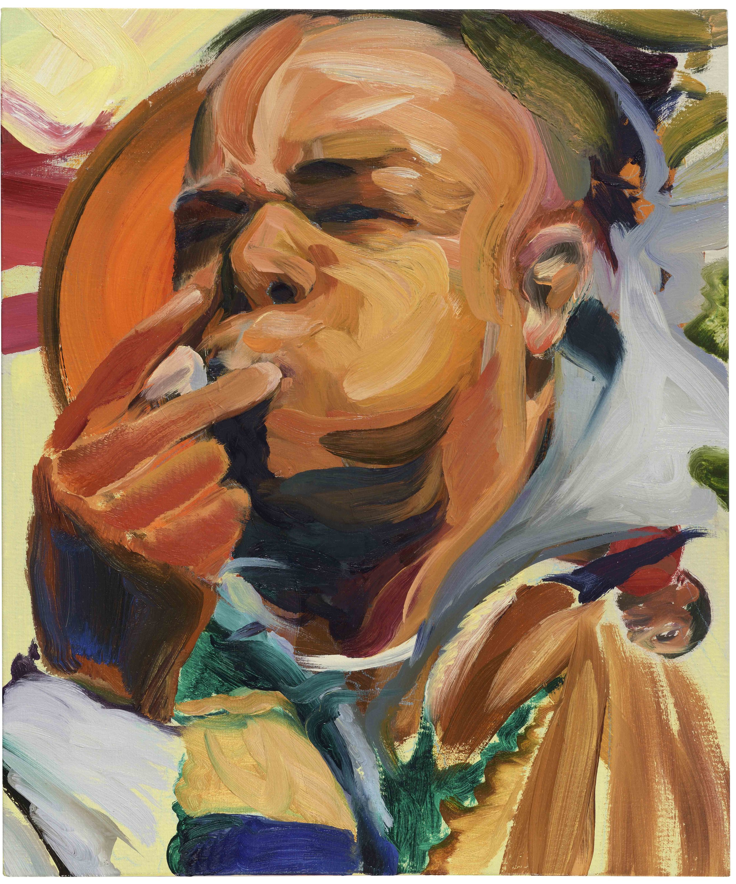   Whistleblower,  2023, oil on canvas, 55 x 46cm 
