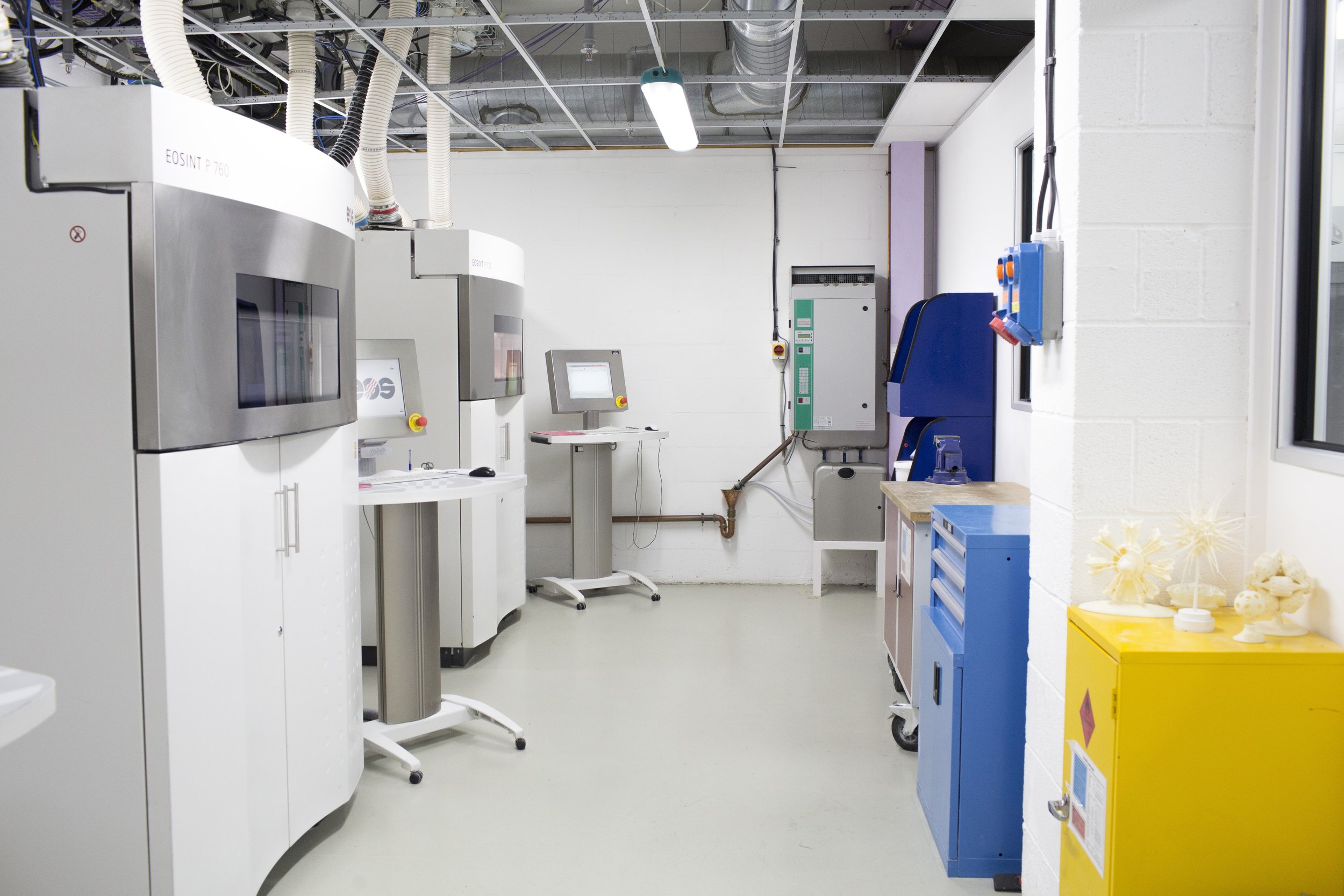   Inside the Dyson SLS lab, a prototyping lab for 3D printing.   