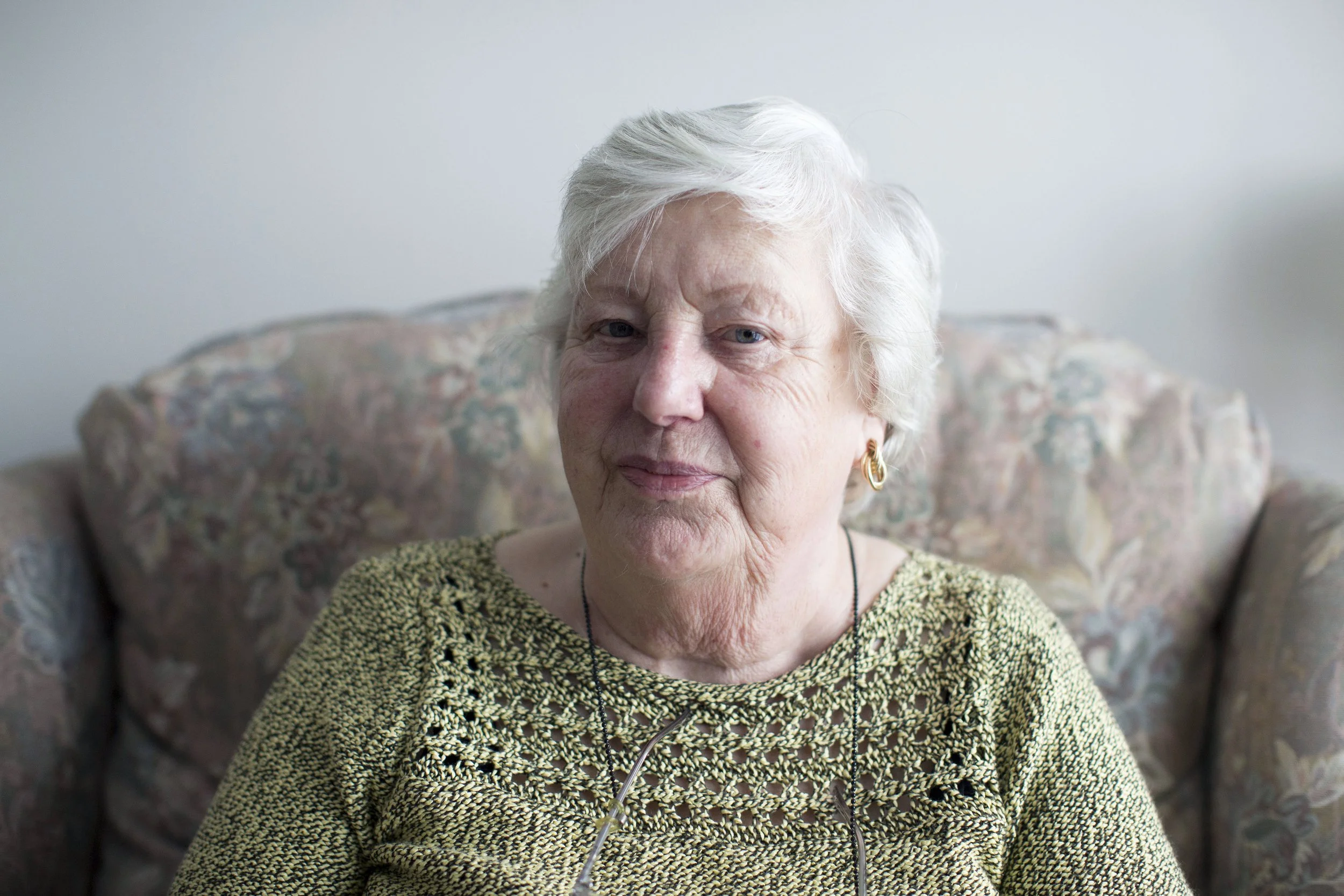 Alice, EDUCATE Stockport for Comic Relief. “I met my husband Ron when I was 16 and he died in 1994. Since I’ve had dementia, I wake up in the morning and think he’s still around. After a few minutes, I remember he is dead and everytime it feels like