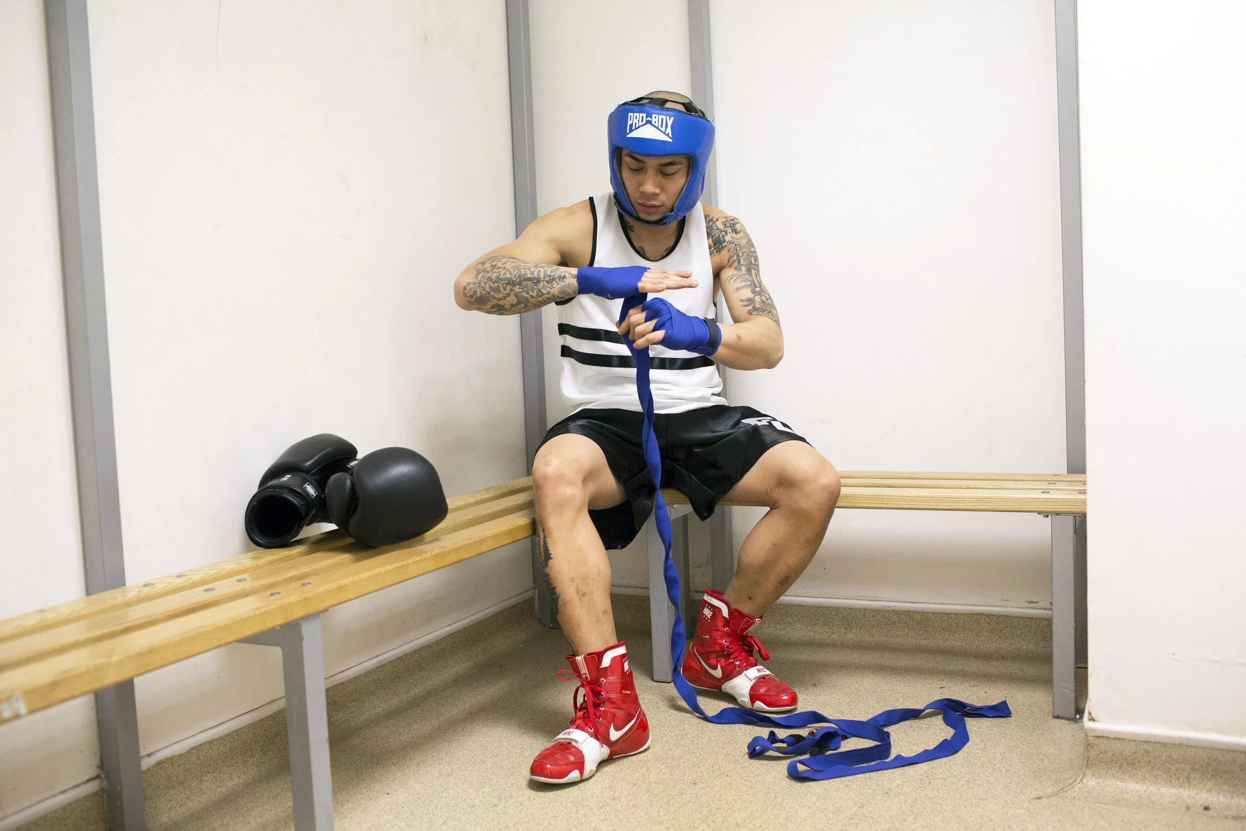 Gizmo, age 27, Fight4Chance I grew up in an area where trouble was always around the corner. When I started boxing, it all changed. The gym was my escape. Now I run boxing sessions at a project for kids who remind me of my young self. If boxing