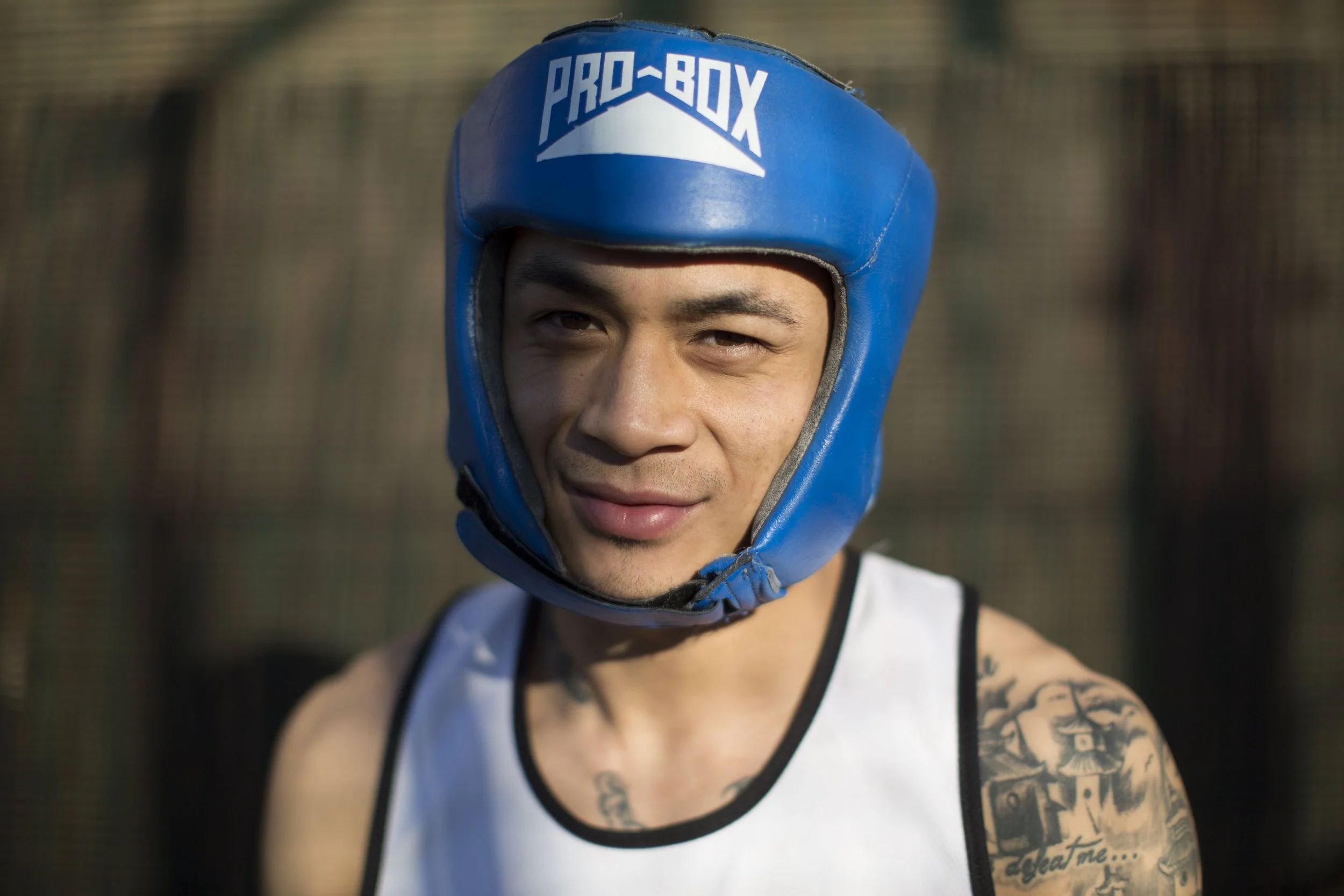 Gizmo, age 27, Fight4Chance I grew up in an area where trouble was always around the corner. When I started boxing, it all changed. The gym was my escape. Now I run boxing sessions at a project for kids who remind me of my young self. If boxing