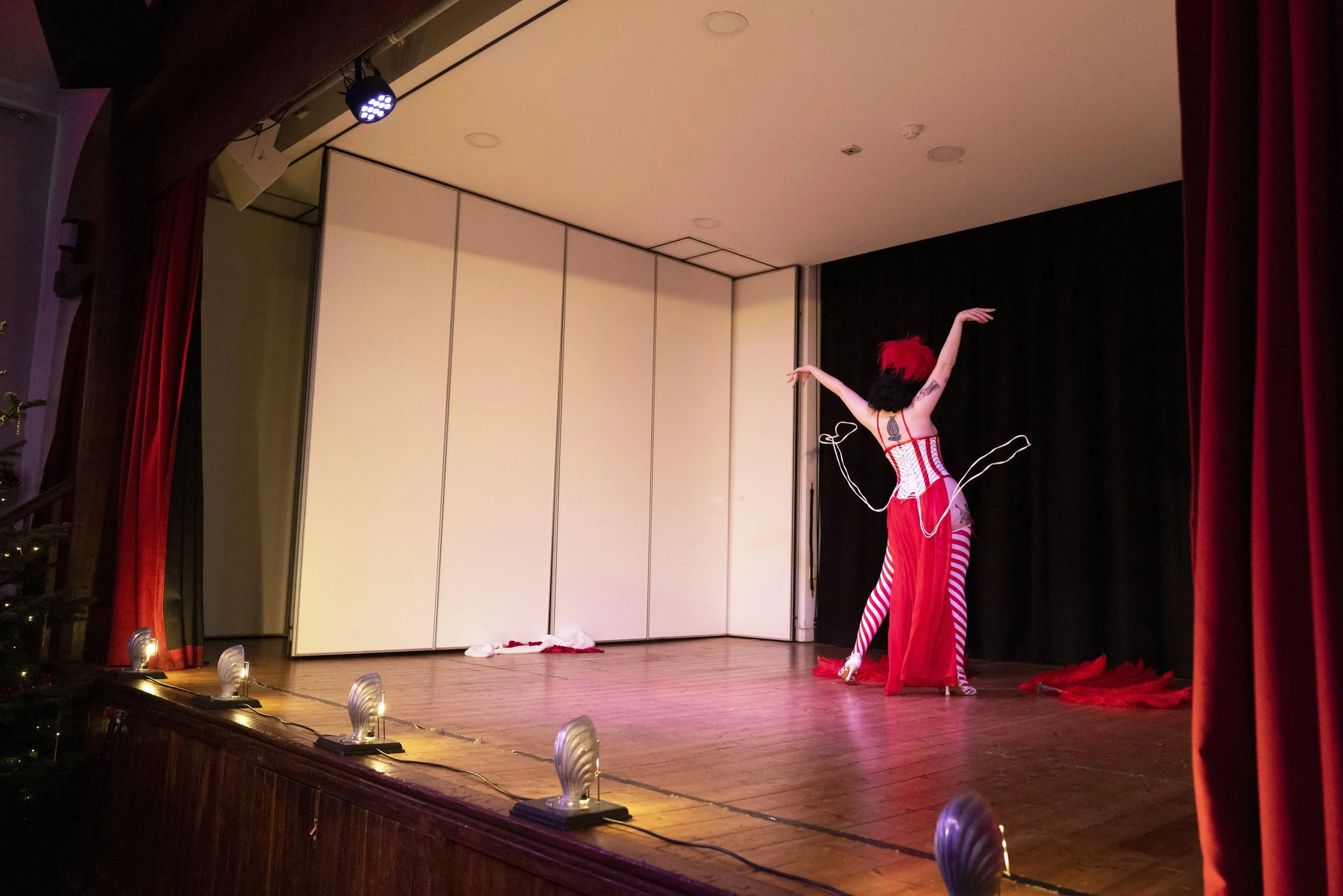  The live entertainment at The Posh Club. 