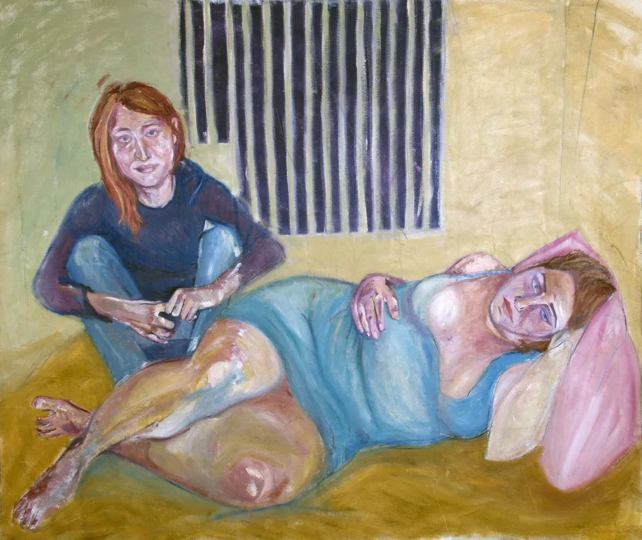 Emma and Noemi oil on canvas 62x72