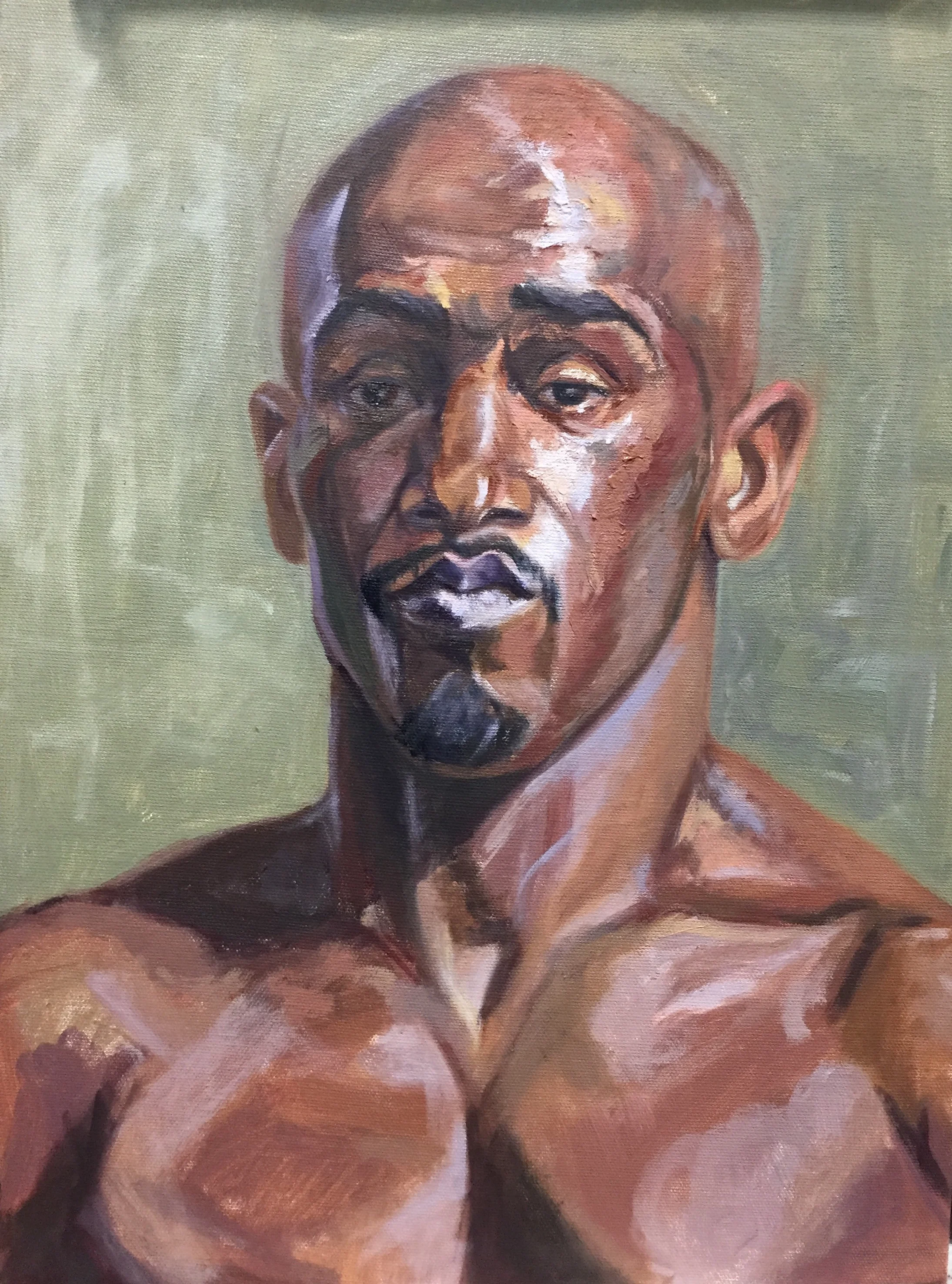 Chris oil on canvas 11x14 *SOLD*