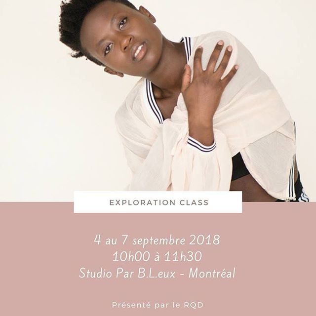 Will be teaching some whackong movement exploration classes in September!! All the info on the @quebecdanse website