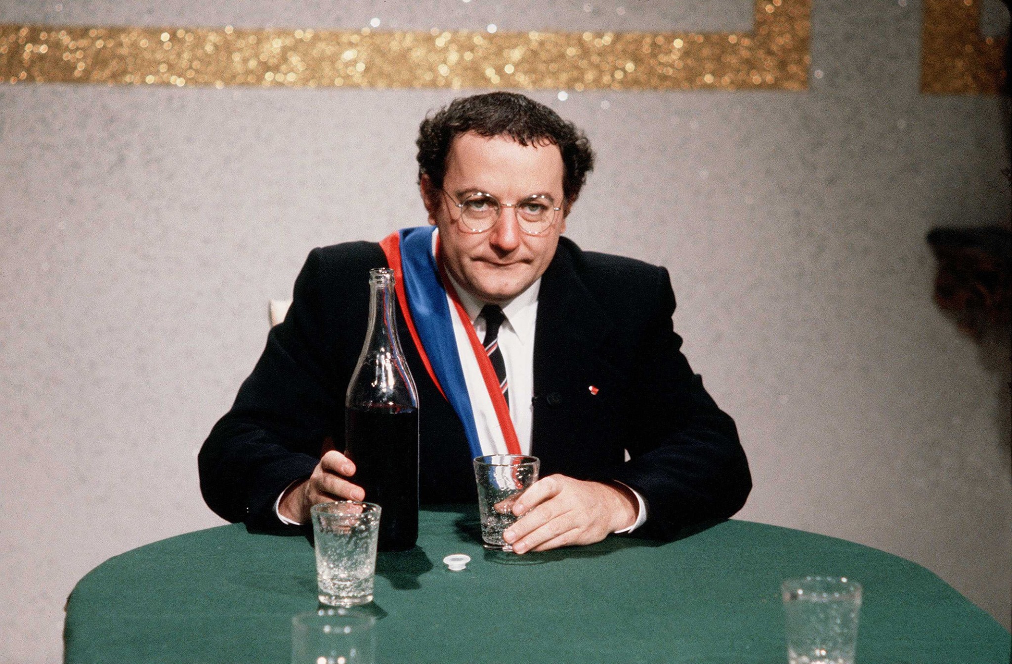 Coluche, 1980 © Michel Giniès