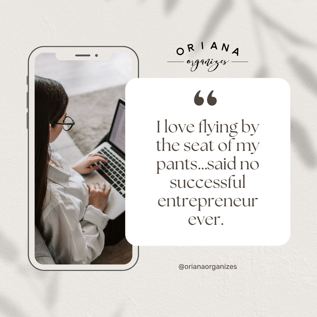 Do you secretly feel like you're flying by the seat of your pants? Afraid someone will find out you don't have it all together?⁣
Hint: Nobody has it all together. But, having business systems in place to support you helps.

Just know you're not alone