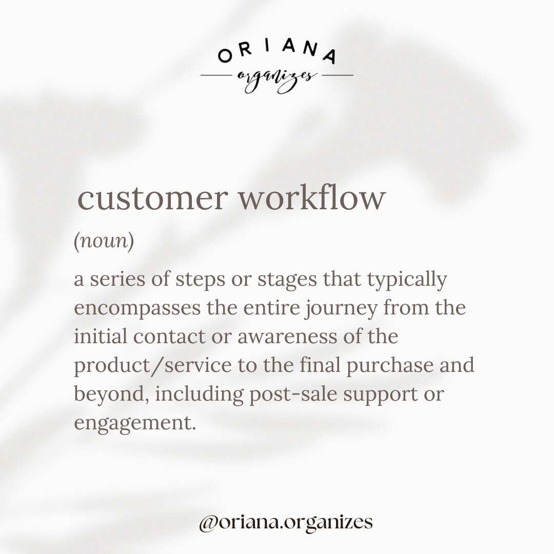 Your customer workflow is a series of steps or stages that a customer goes through when interacting with a product, service, or business. It typically encompasses the entire journey from the initial contact or awareness of the product/service to the 