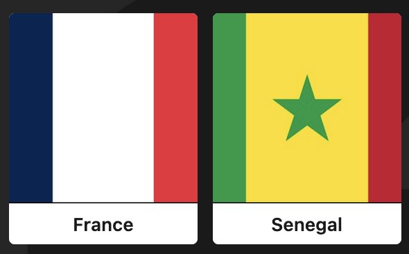 FRANCE v SENEGAL