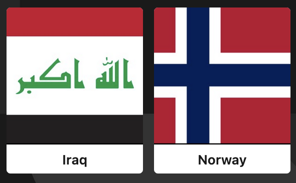 IRAQ v NORWAY