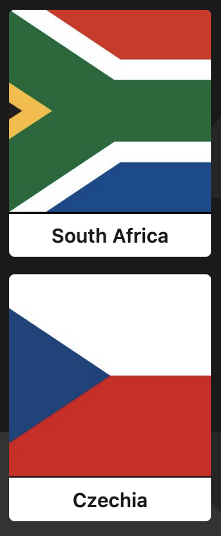 CZECHIA v SOUTH AFRICA
